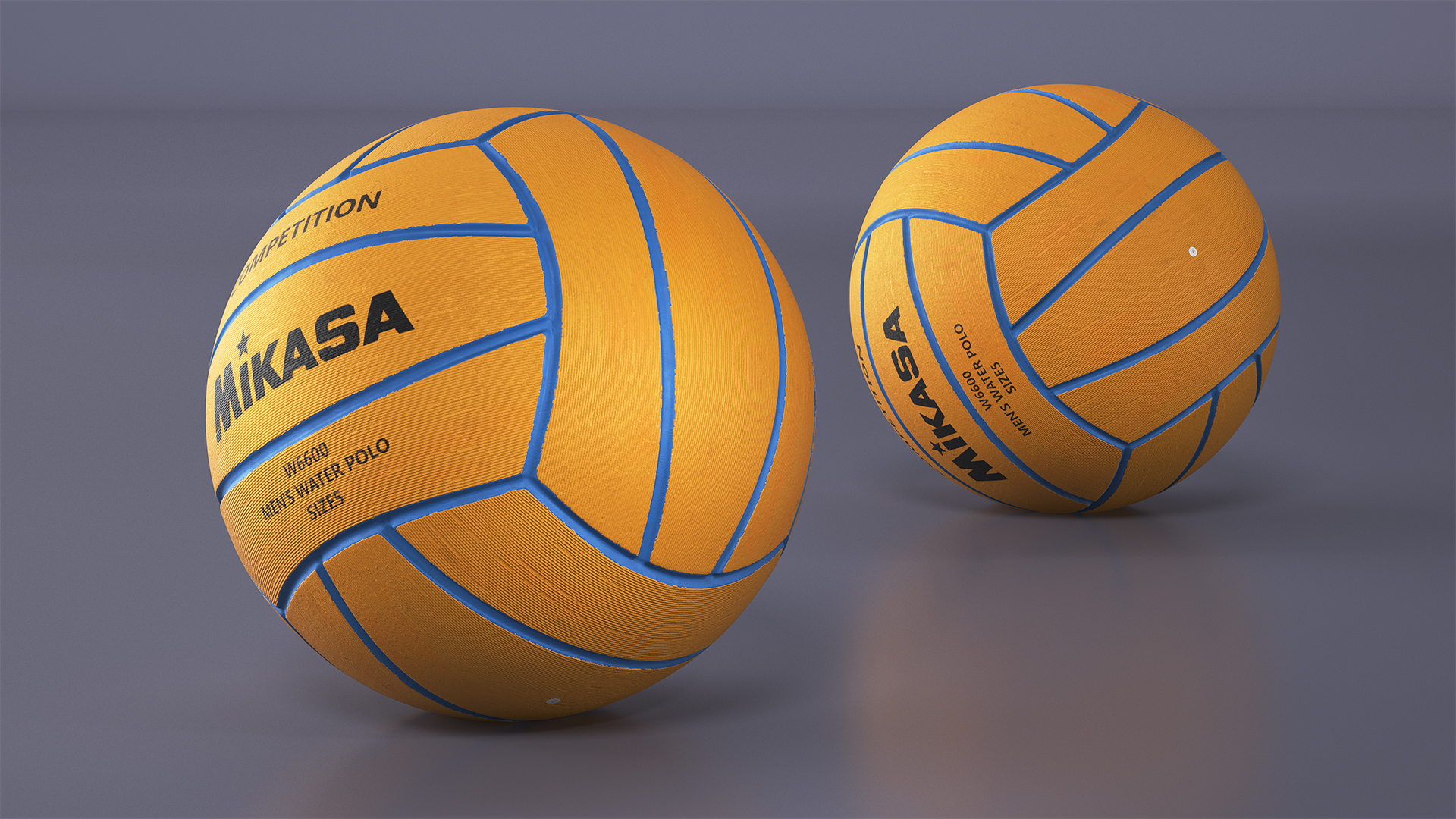 Water Polo Ball Mikasa 3D