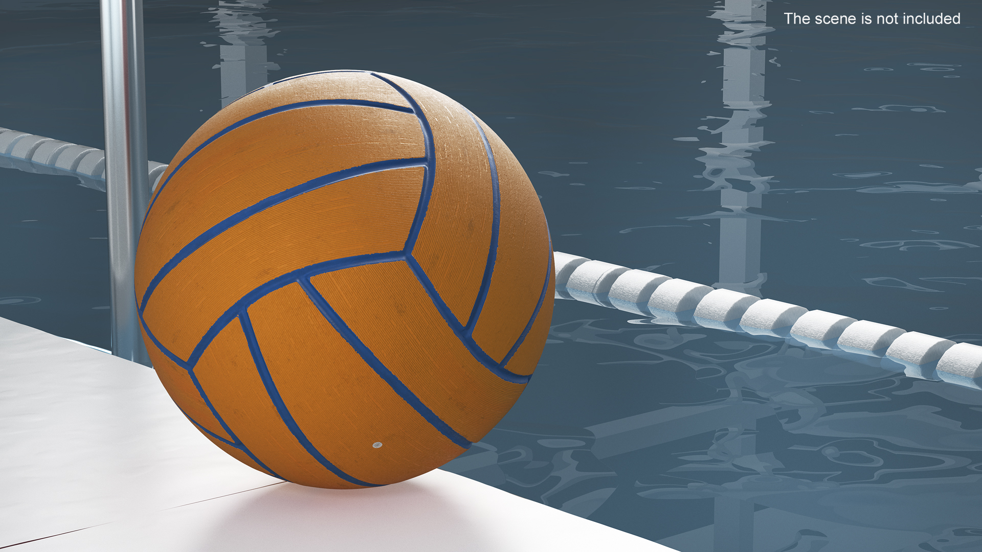Water Polo Ball Mikasa 3D