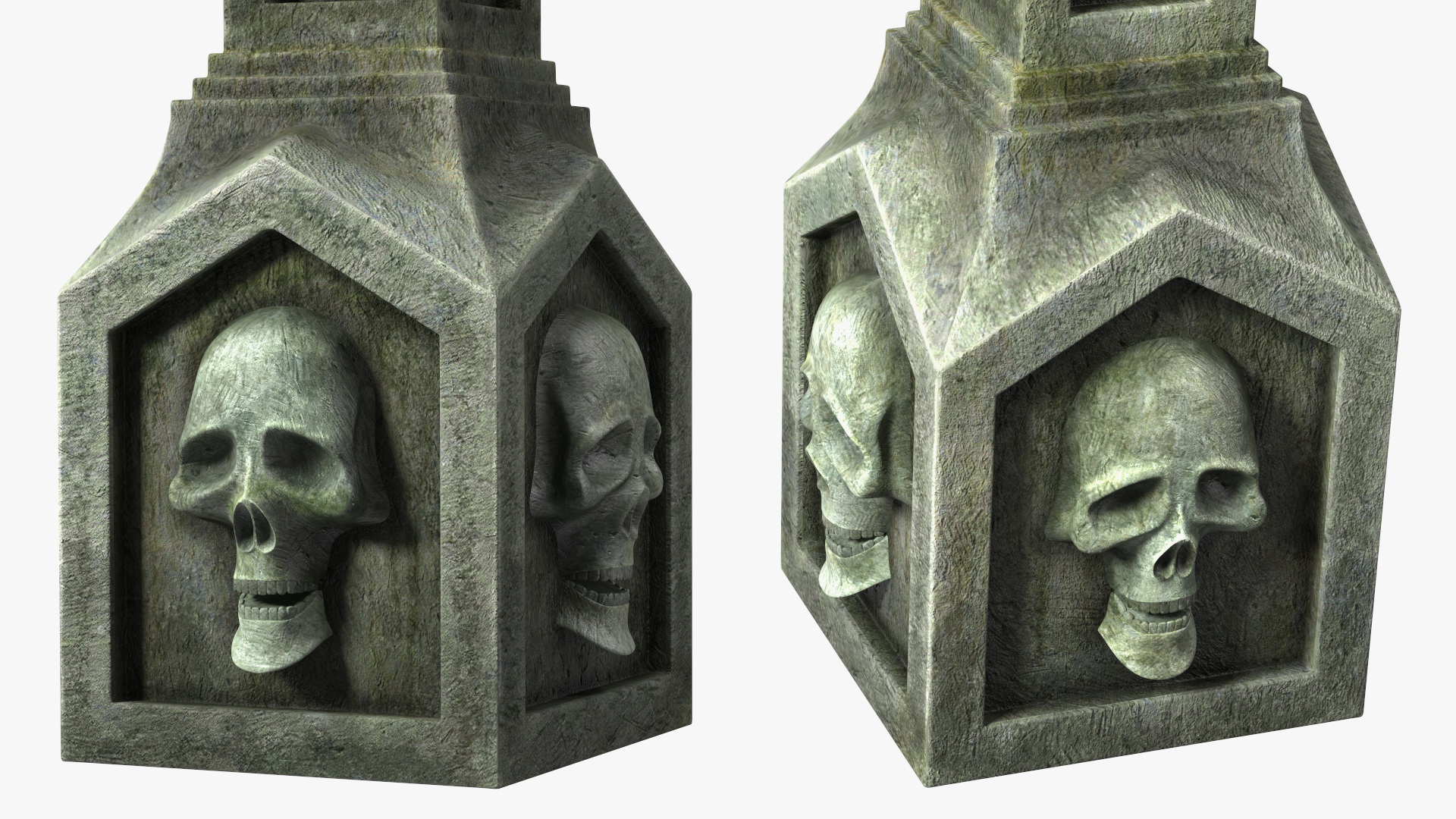Halloween Tombstone Garden Decoration 3D
