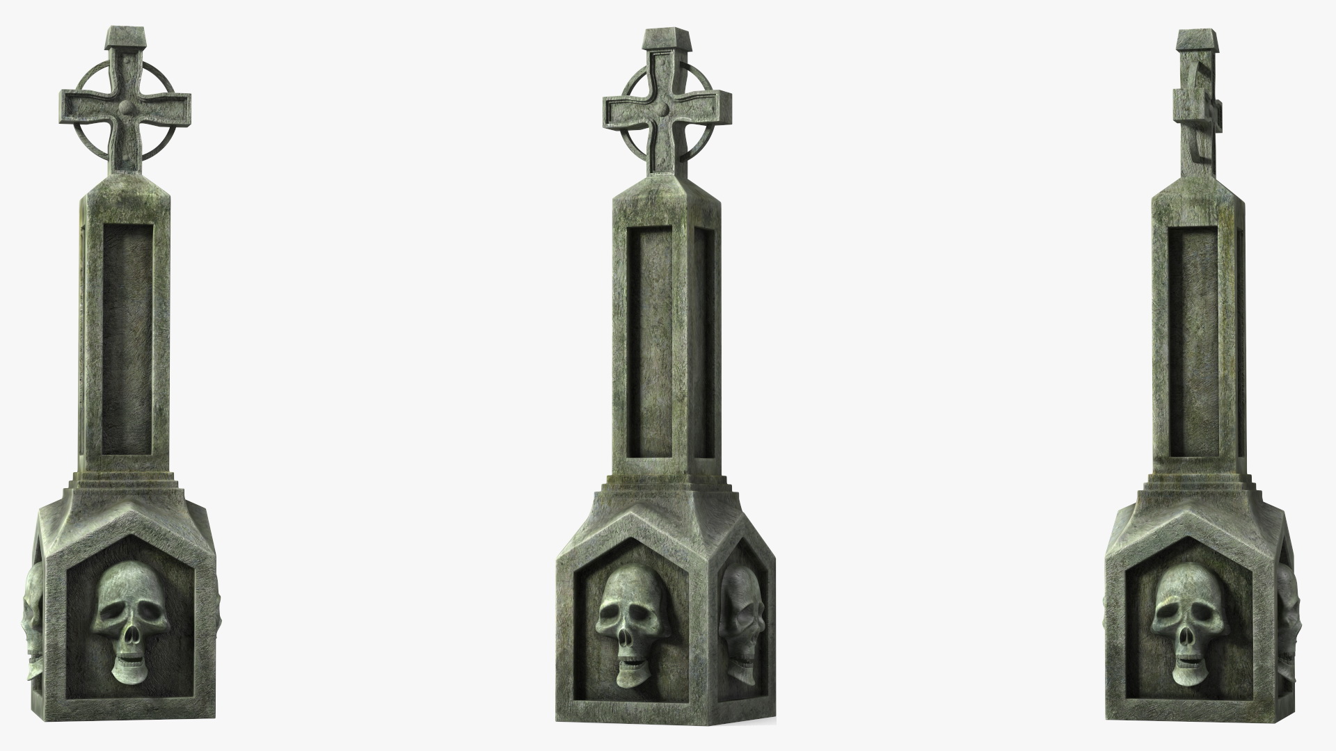 Halloween Tombstone Garden Decoration 3D