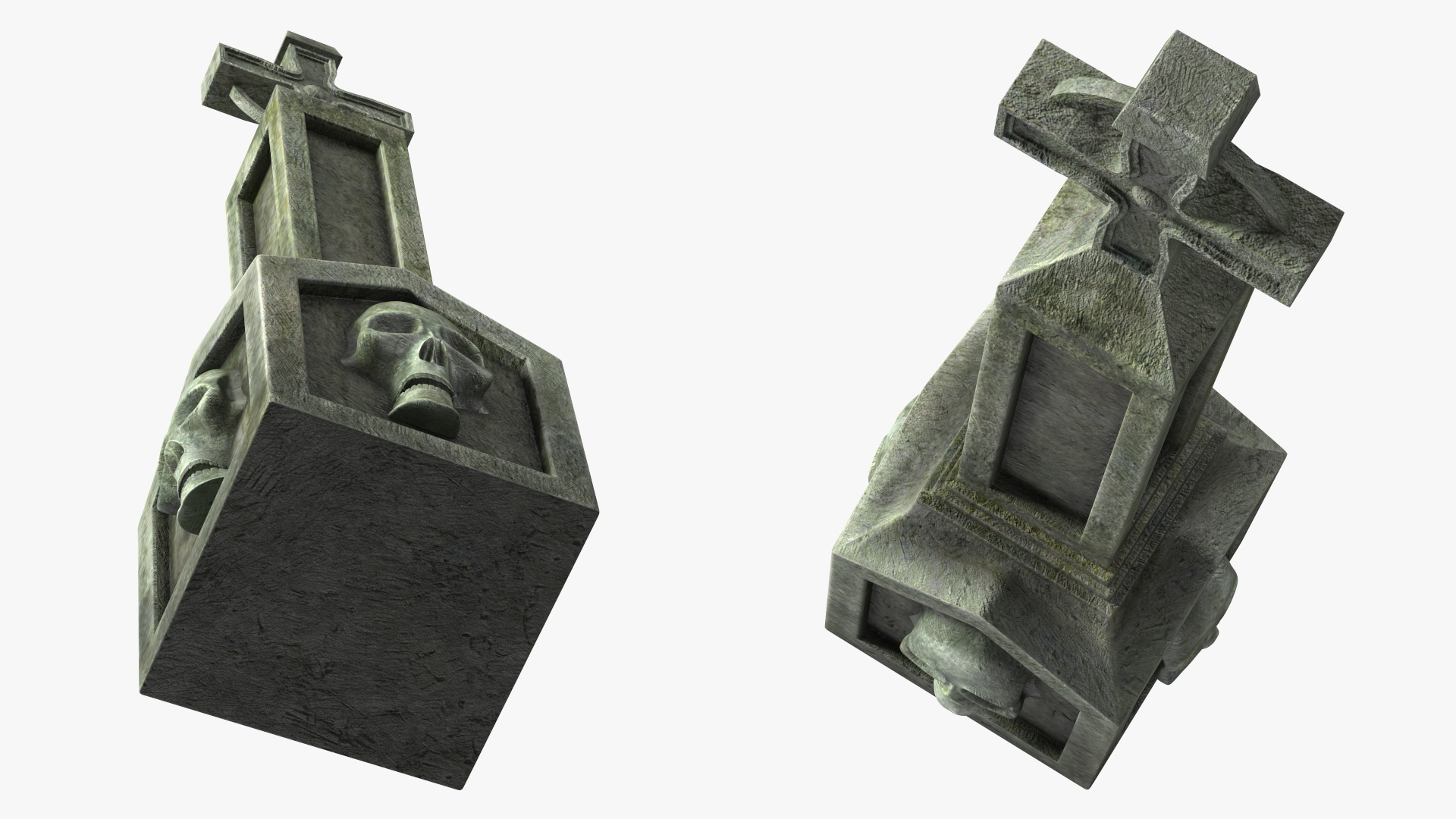 Halloween Tombstone Garden Decoration 3D