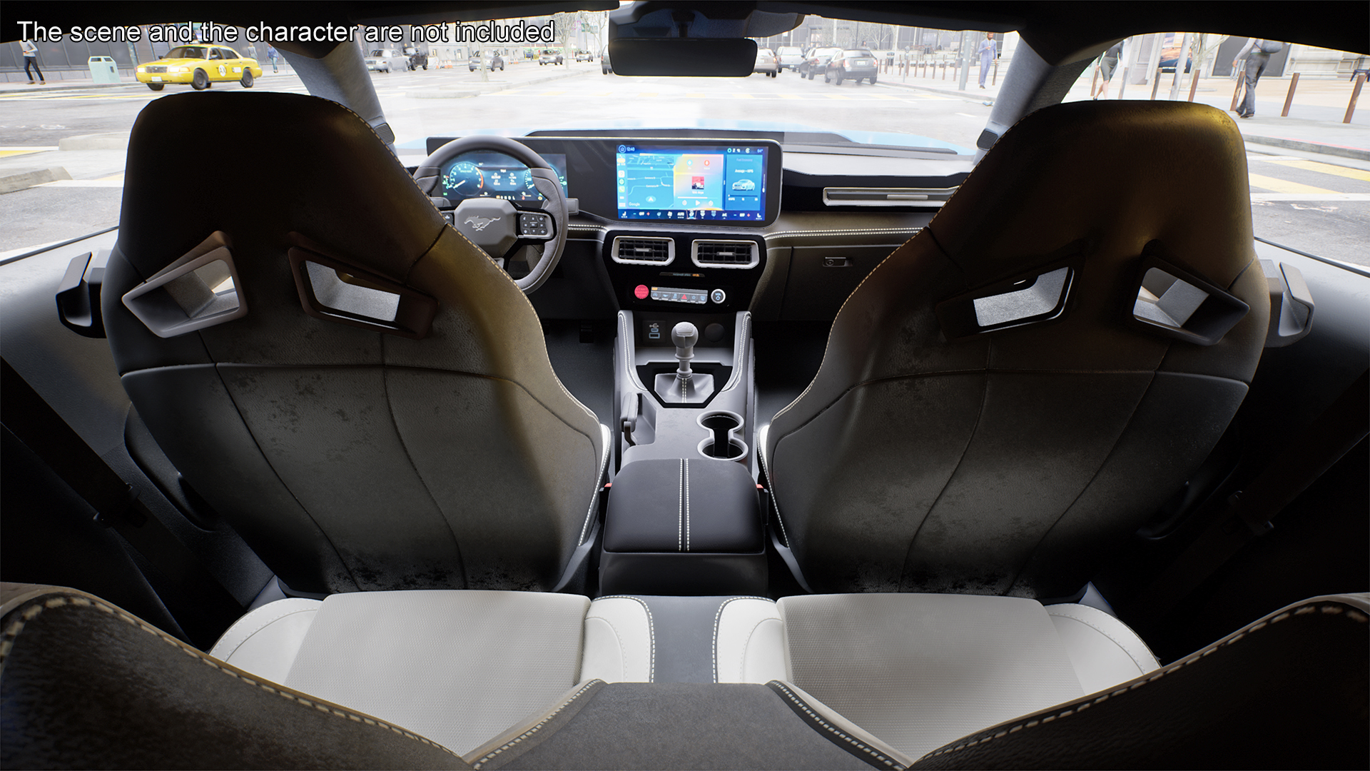 Ford Mustang 2024 Blue 3D