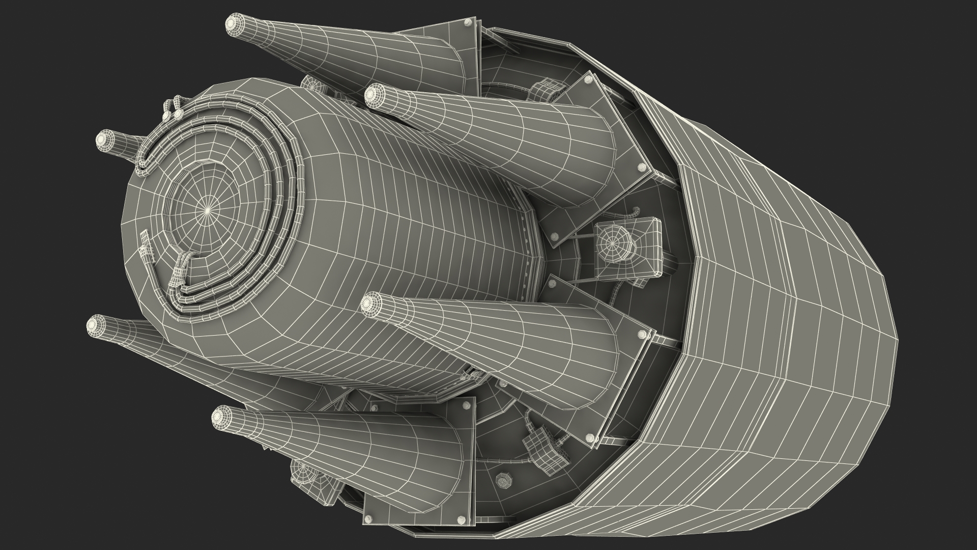 3D model Ballistic Missile Warhead