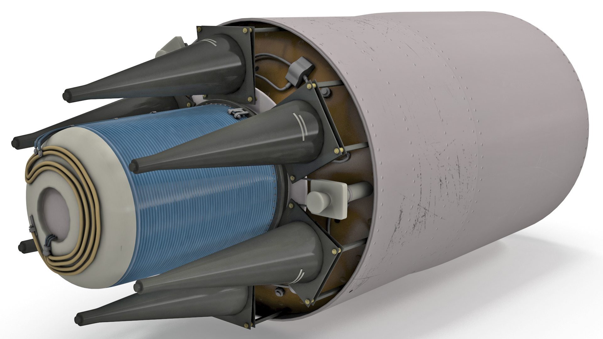 3D model Ballistic Missile Warhead