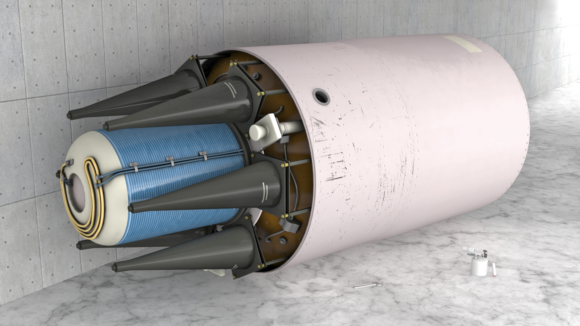 3D model Ballistic Missile Warhead