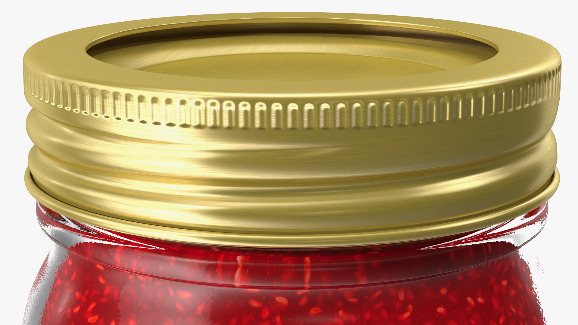 Jam Jar Raspberry 3D