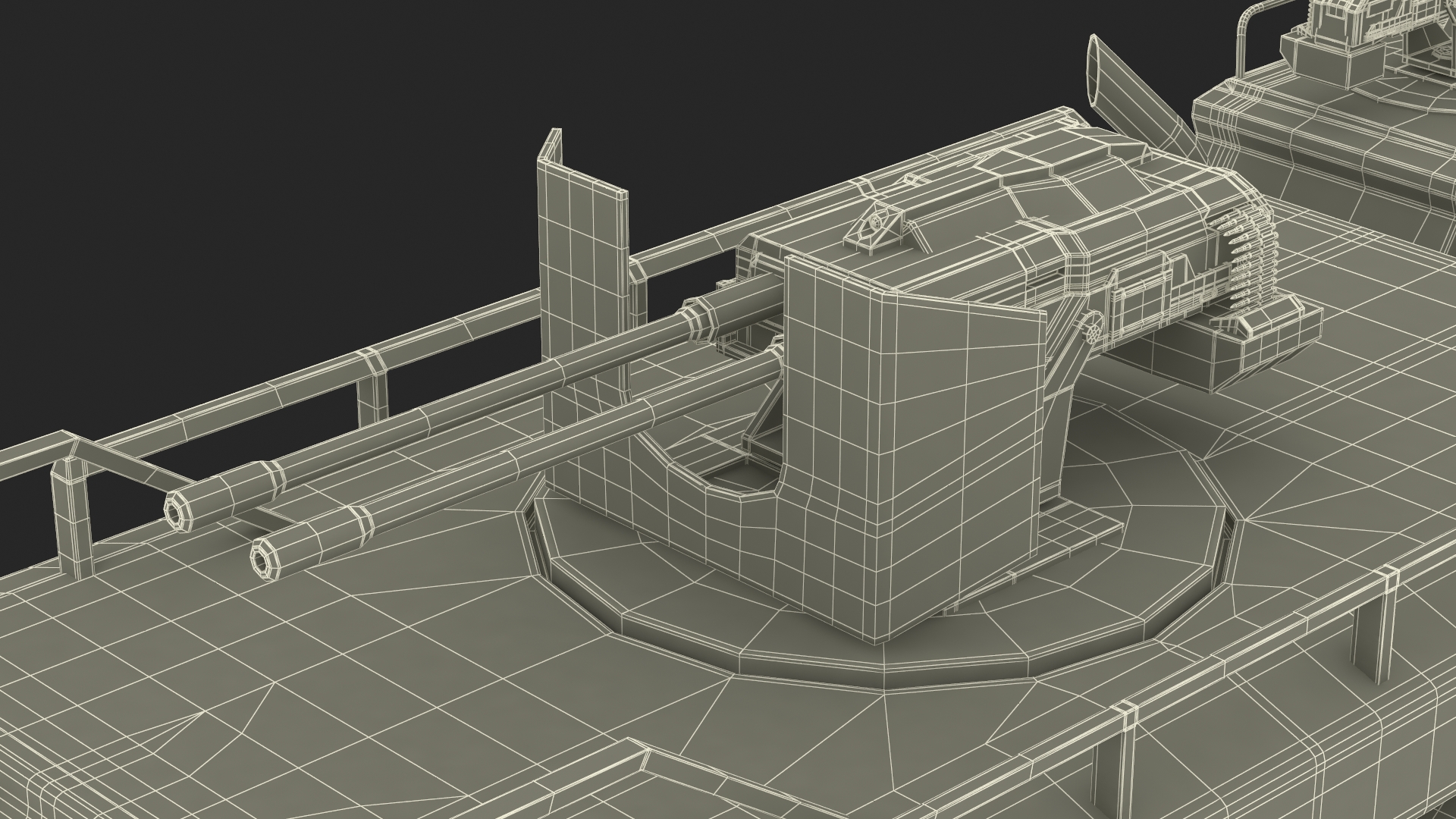 3D Sci-Fi Military Truck Rigged model