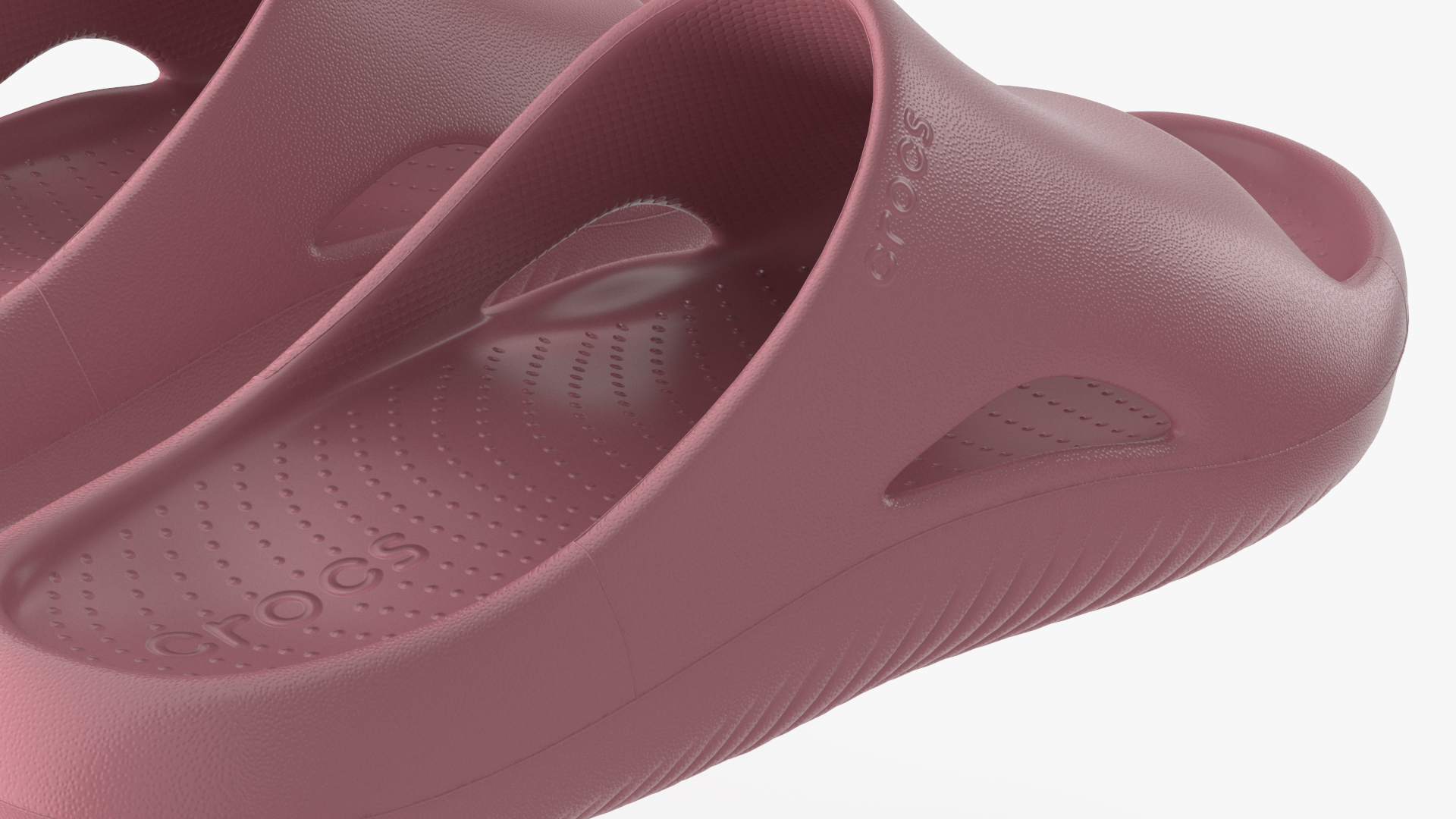 3D Crocs Mellow Slide Pink model