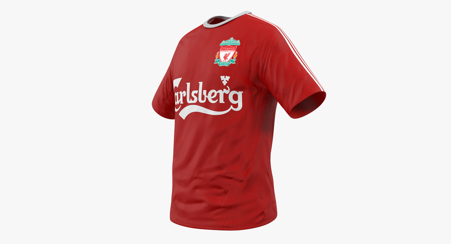 3D Soccer T Shirt Liverpool 2