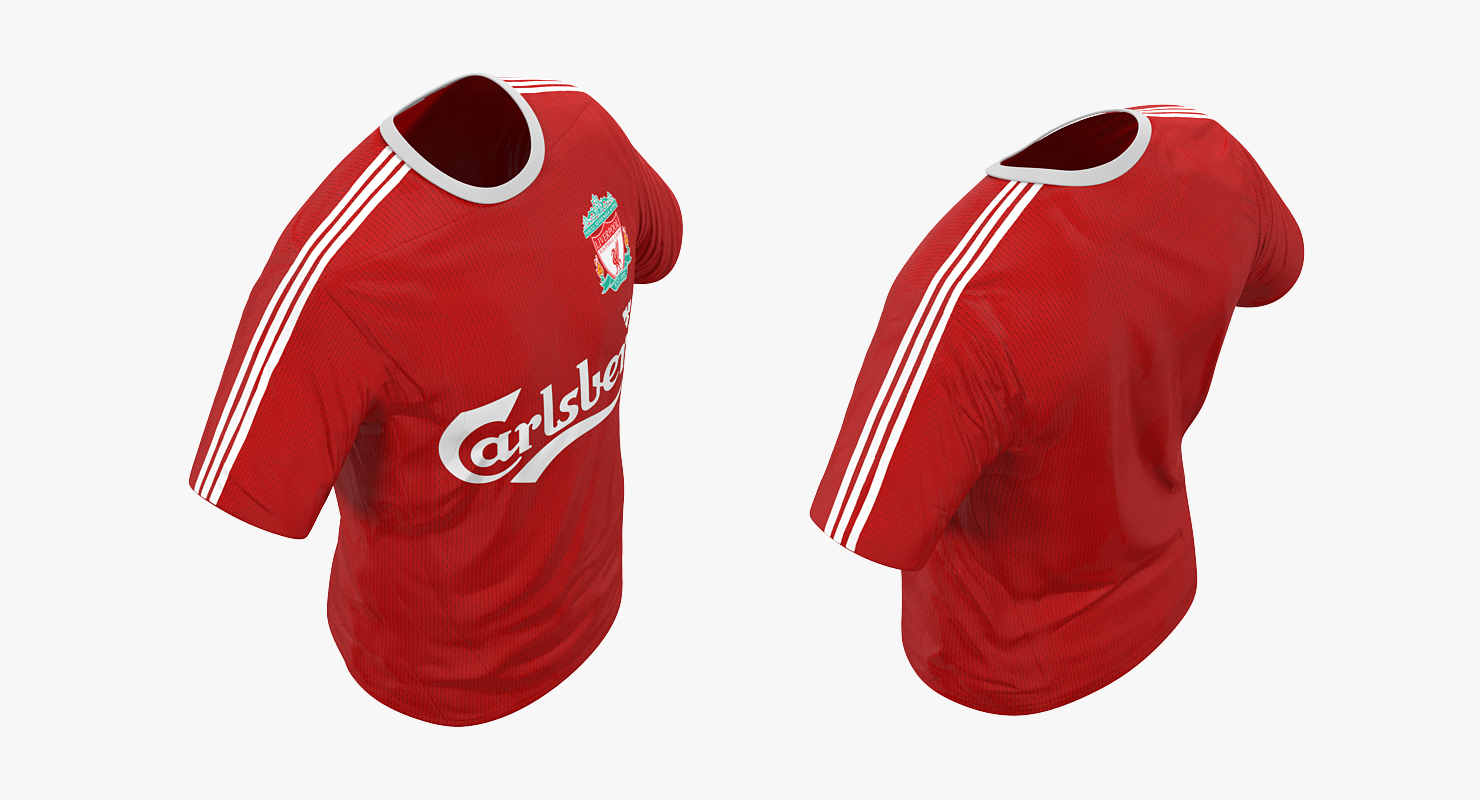 3D Soccer T Shirt Liverpool 2