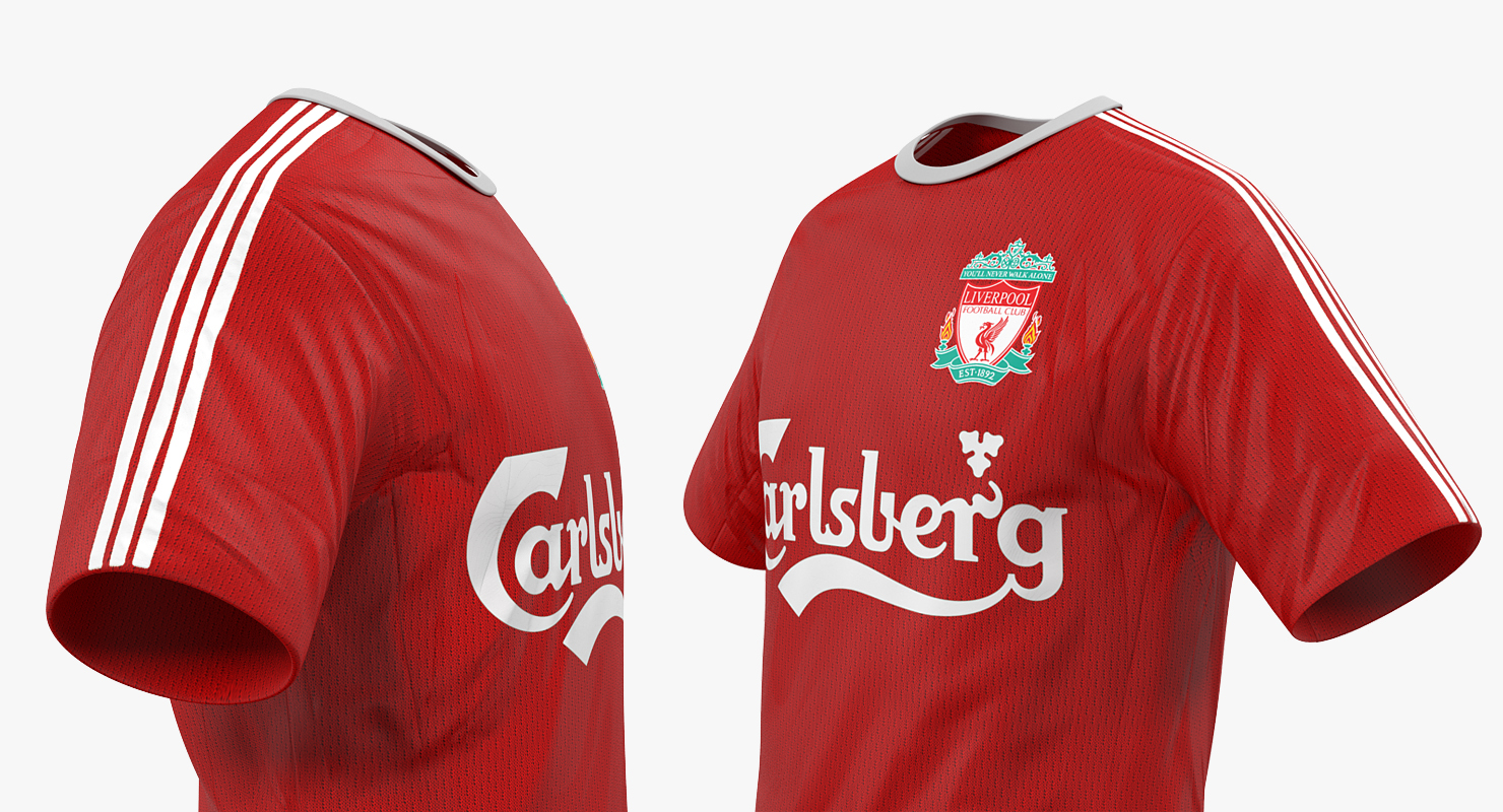 3D Soccer T Shirt Liverpool 2