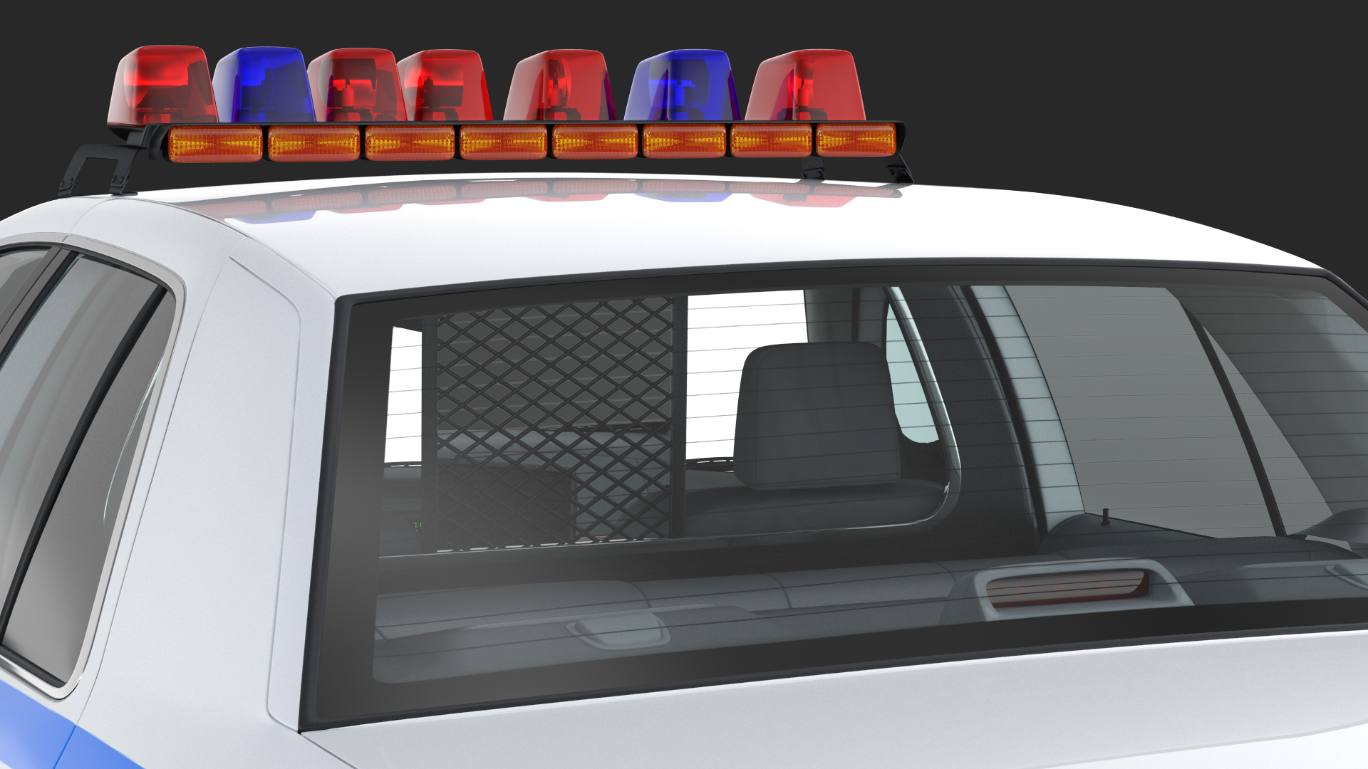 3D model Ford Crown Victoria Police Car NYPD