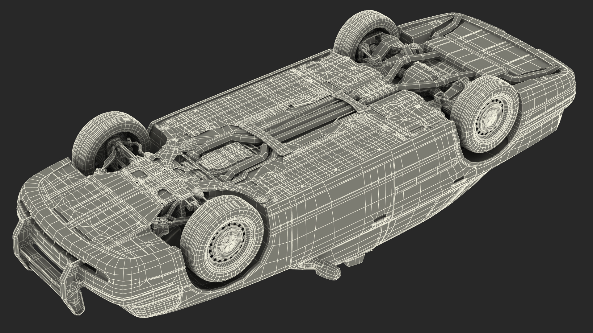 3D model Ford Crown Victoria Police Car NYPD