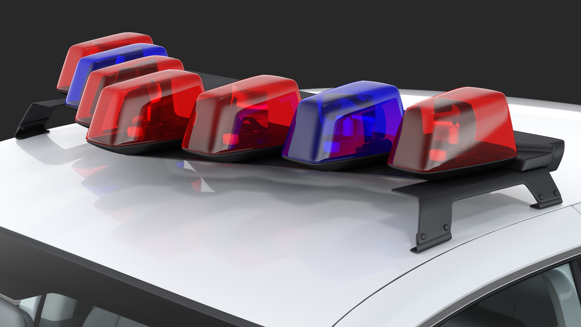 3D model Ford Crown Victoria Police Car NYPD