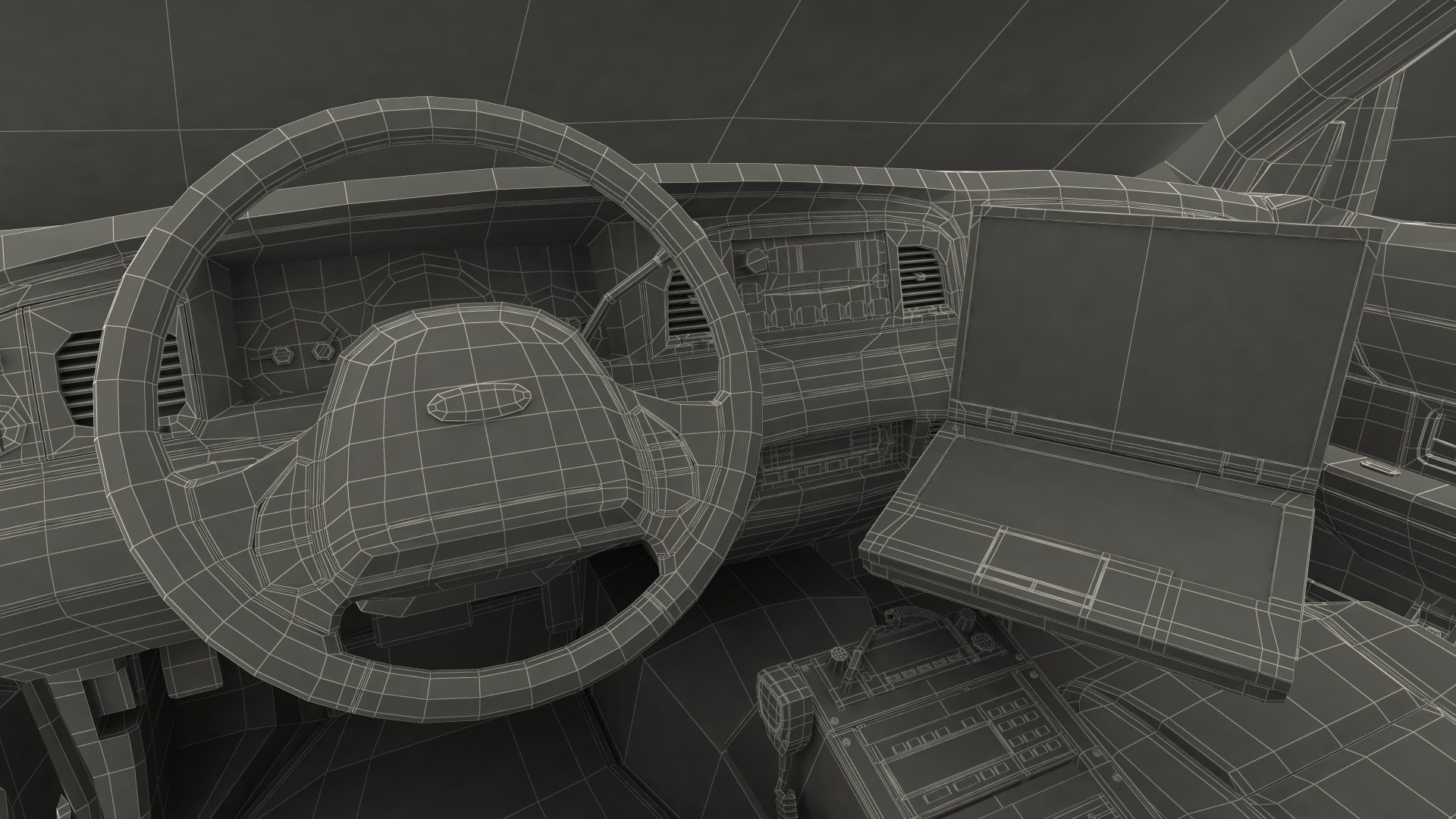 3D model Ford Crown Victoria Police Car NYPD