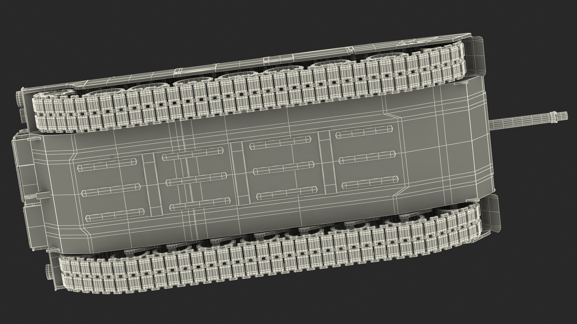 M1 Abrams 2 Green Rigged 3D model