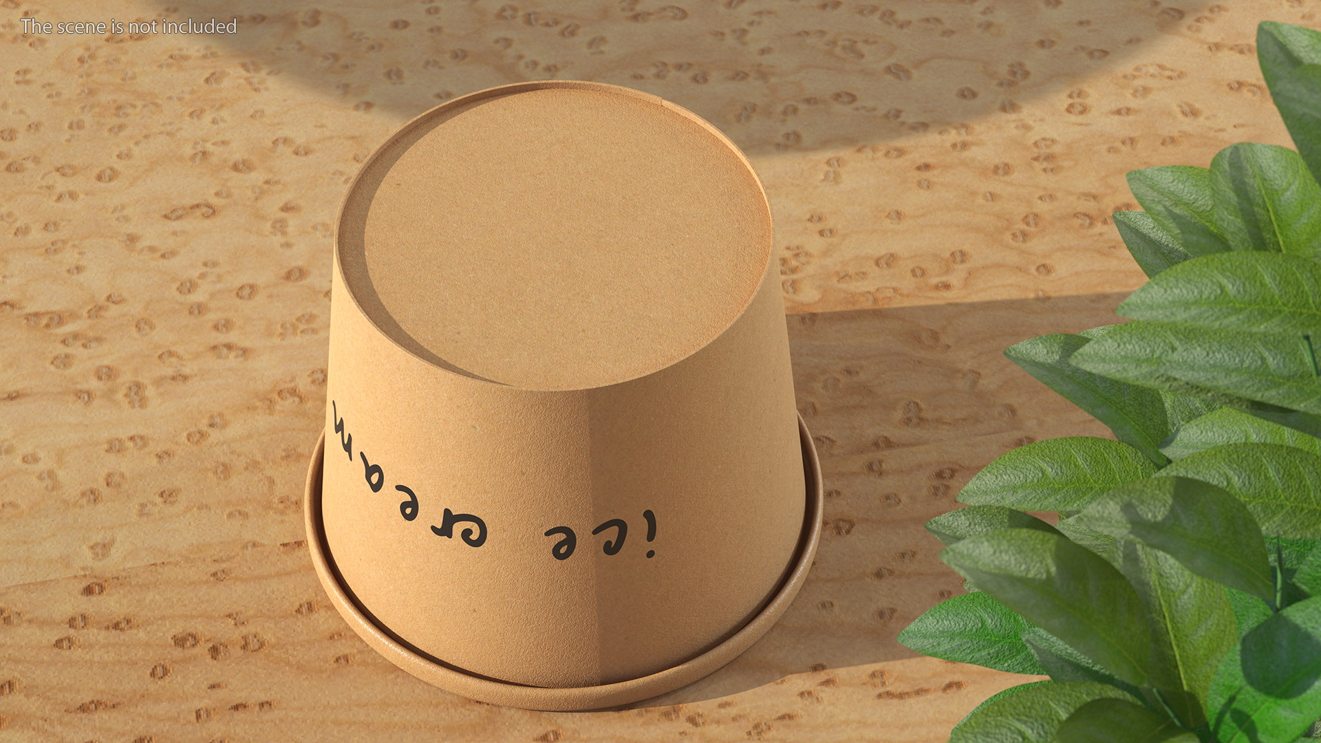 3D model Ice Cream Paper Cup Empty