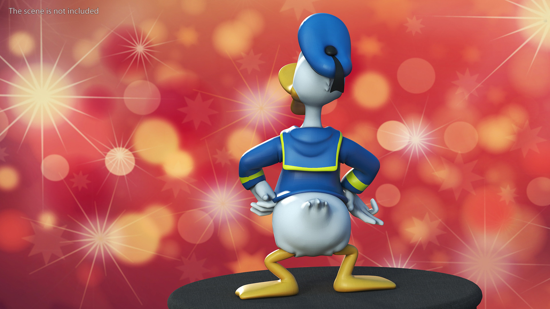 Disney Character Donald Duck Rigged for Maya 3D model