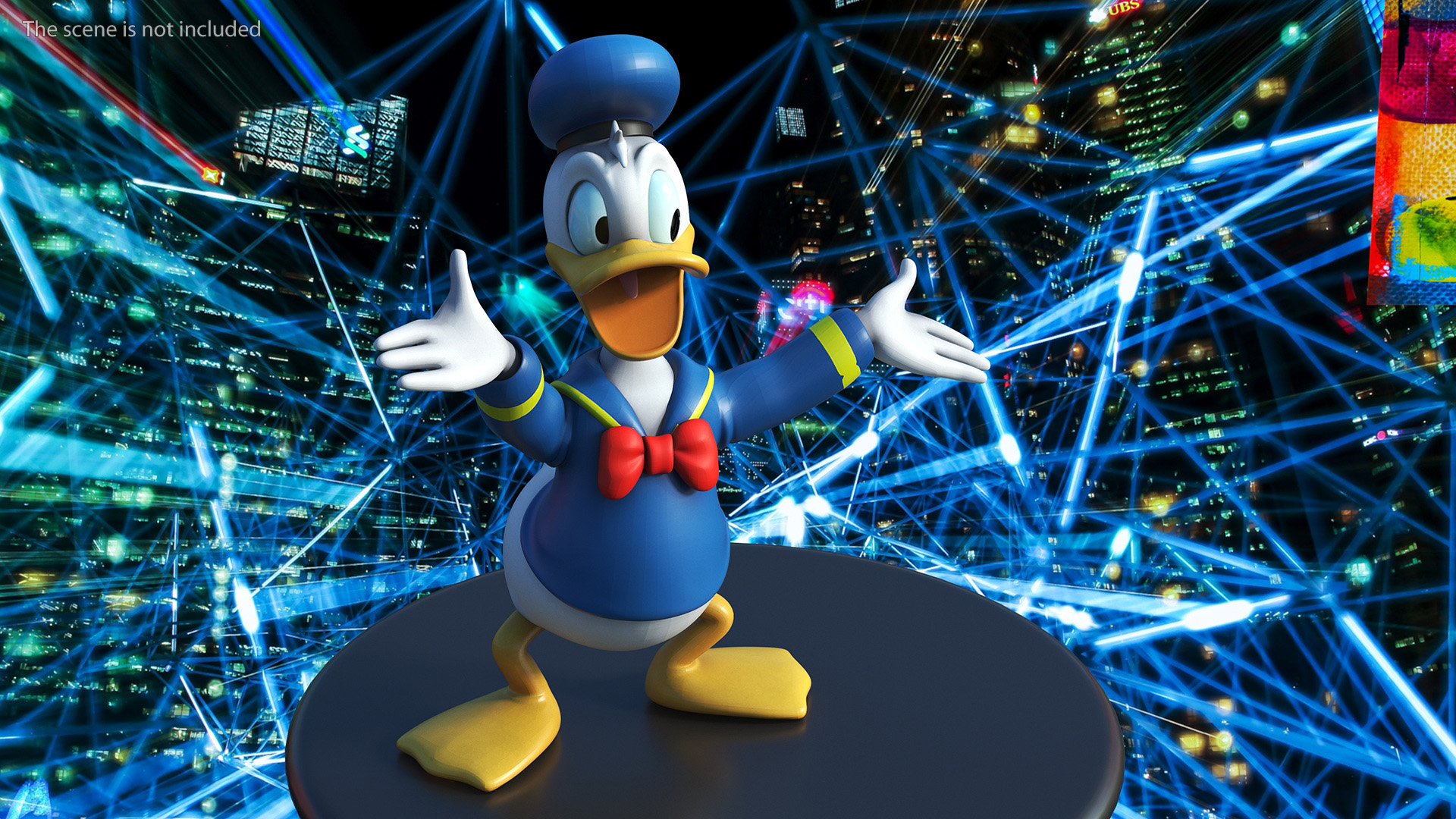 Disney Character Donald Duck Rigged for Maya 3D model