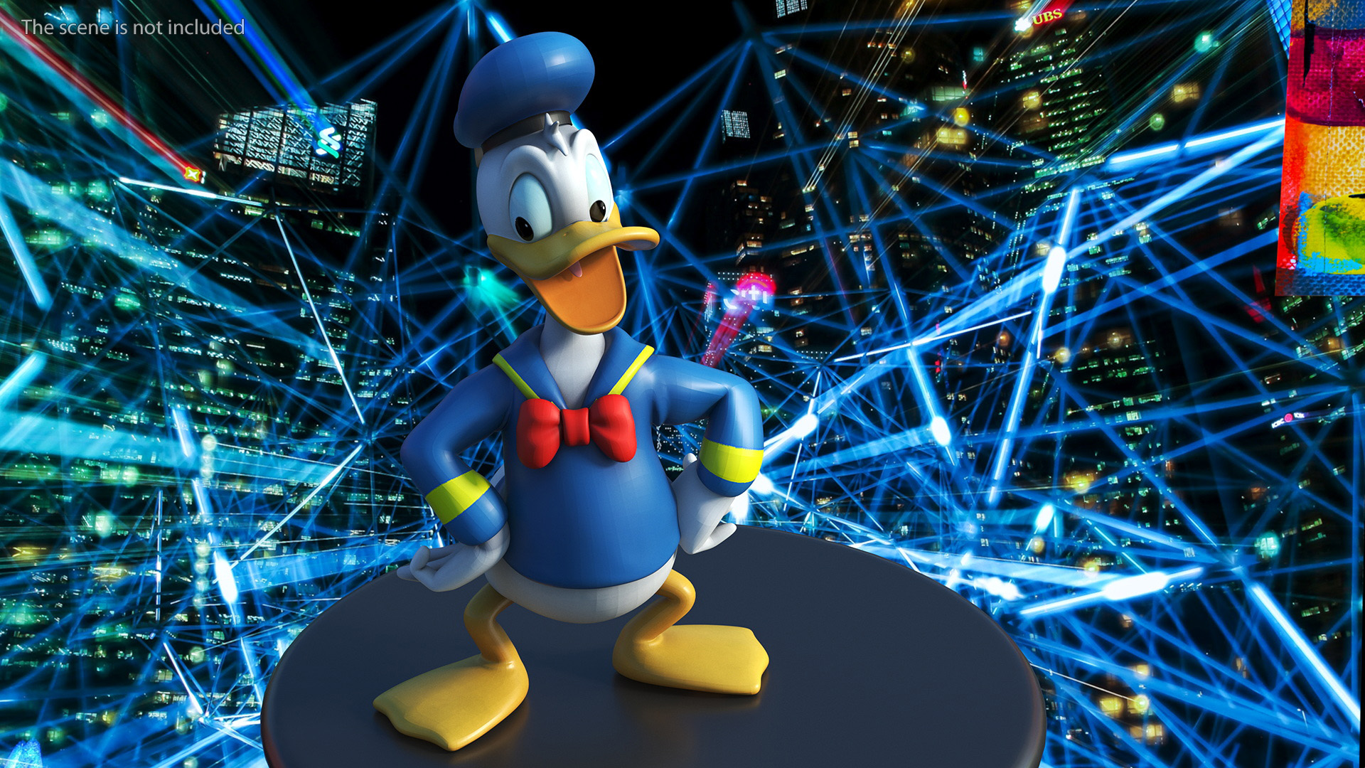 Disney Character Donald Duck Rigged for Maya 3D model