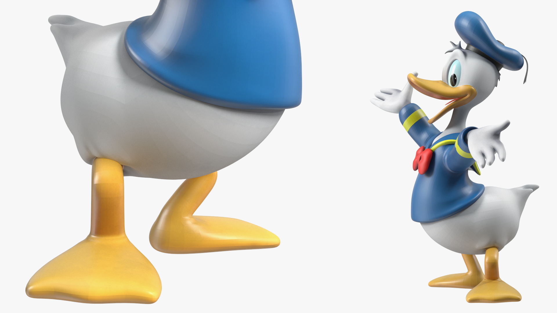 Disney Character Donald Duck Rigged for Maya 3D model
