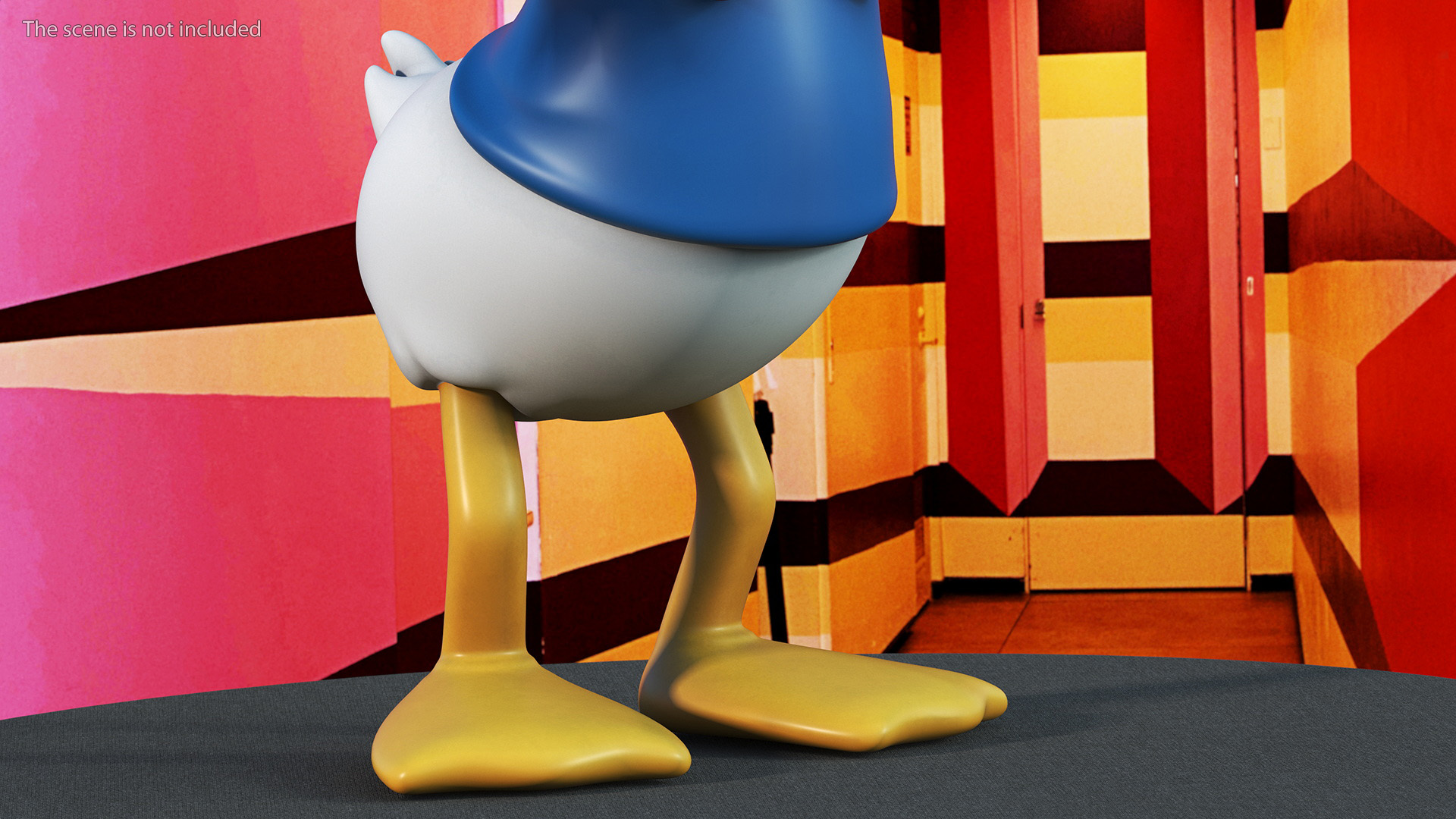 Disney Character Donald Duck Rigged for Maya 3D model