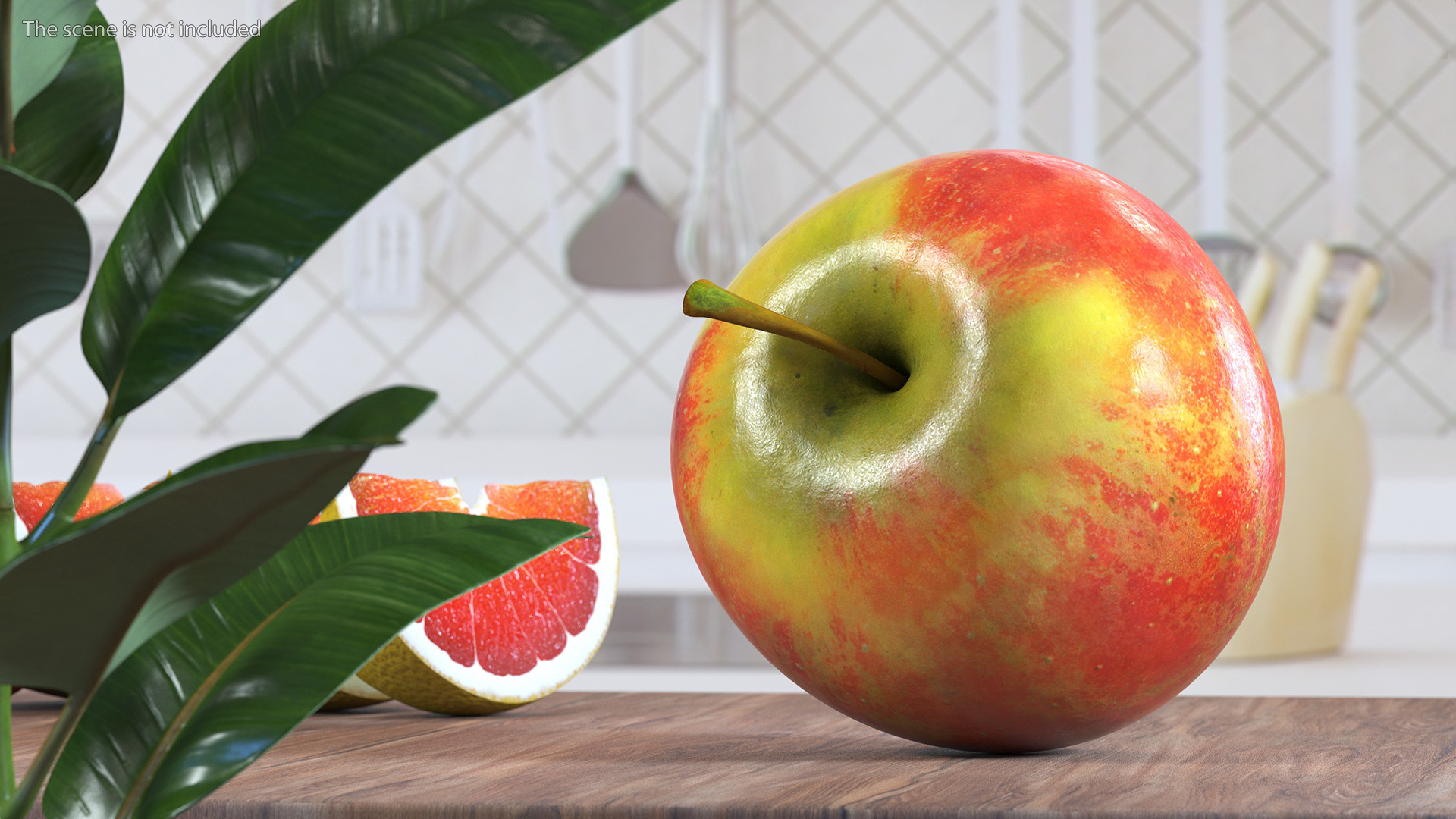 3D Realistic Apple Fruit