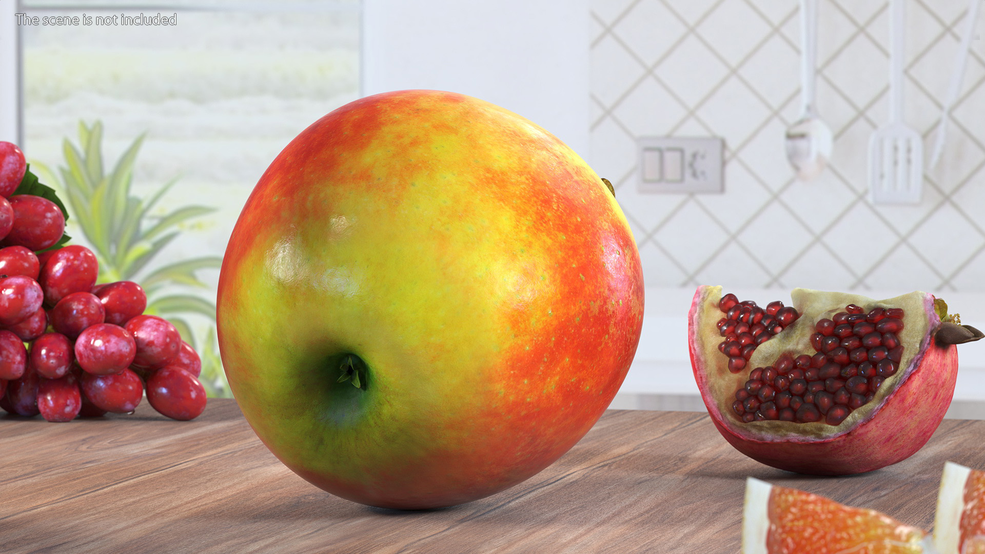 3D Realistic Apple Fruit