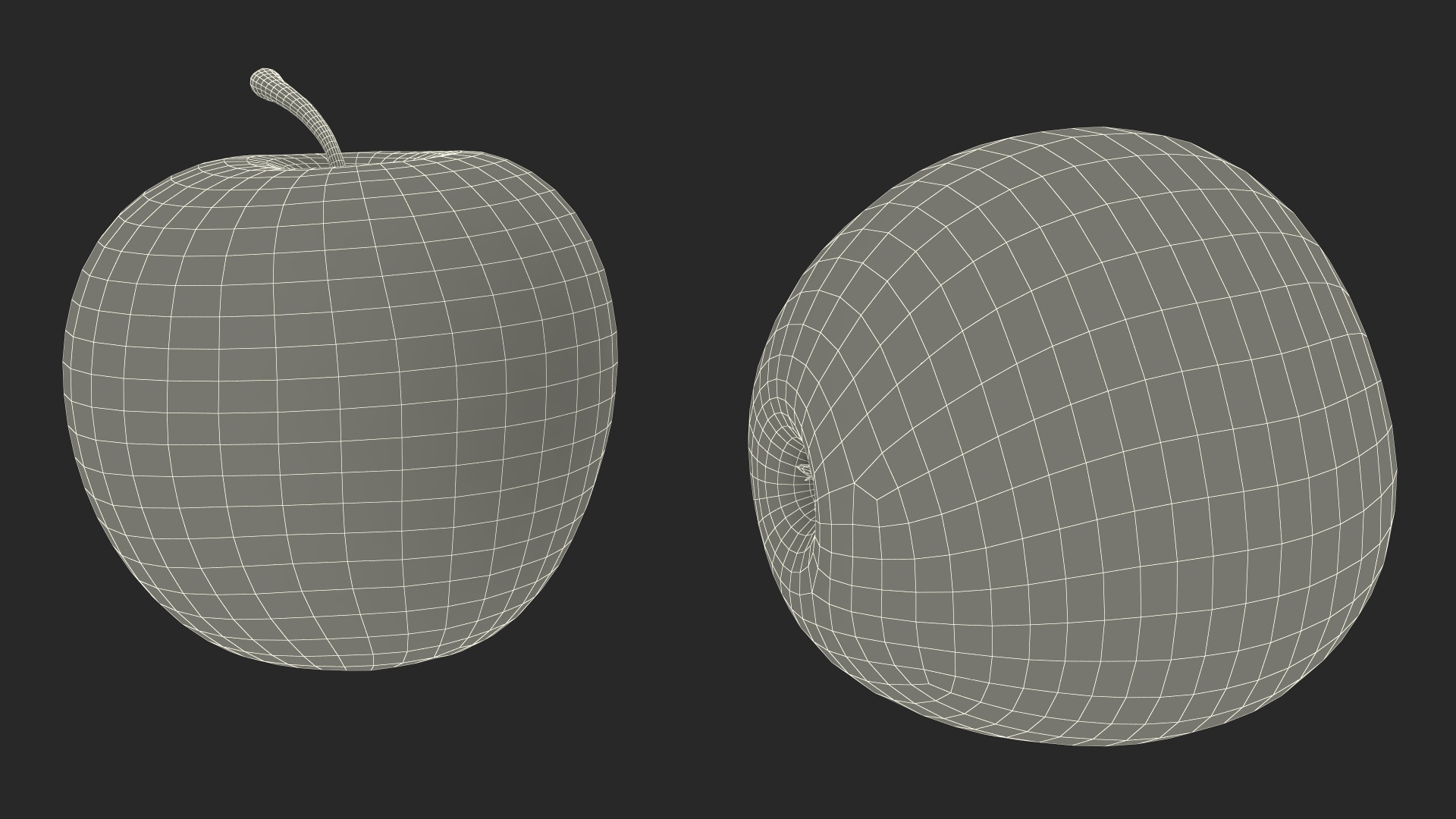 3D Realistic Apple Fruit