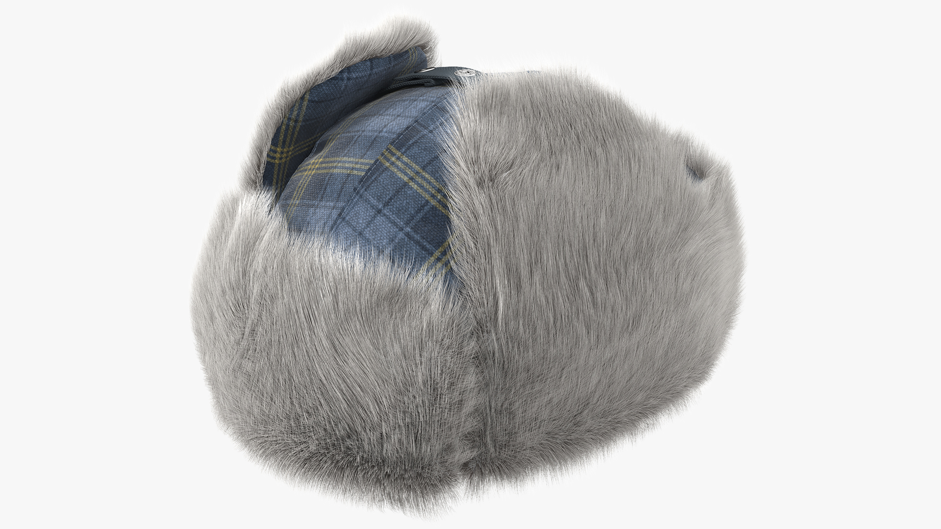 Winter Trapper Hat Fur 3D