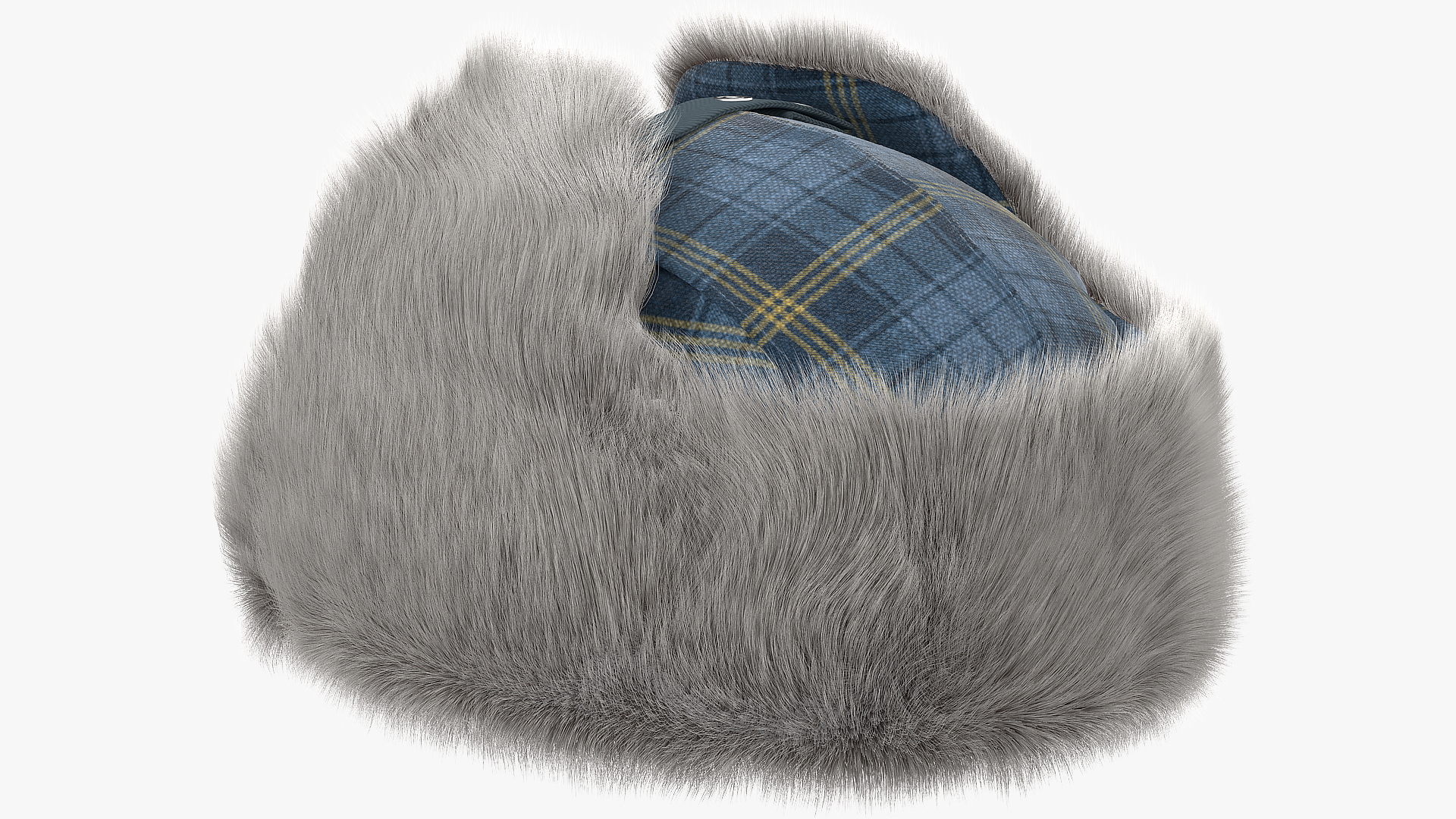 Winter Trapper Hat Fur 3D