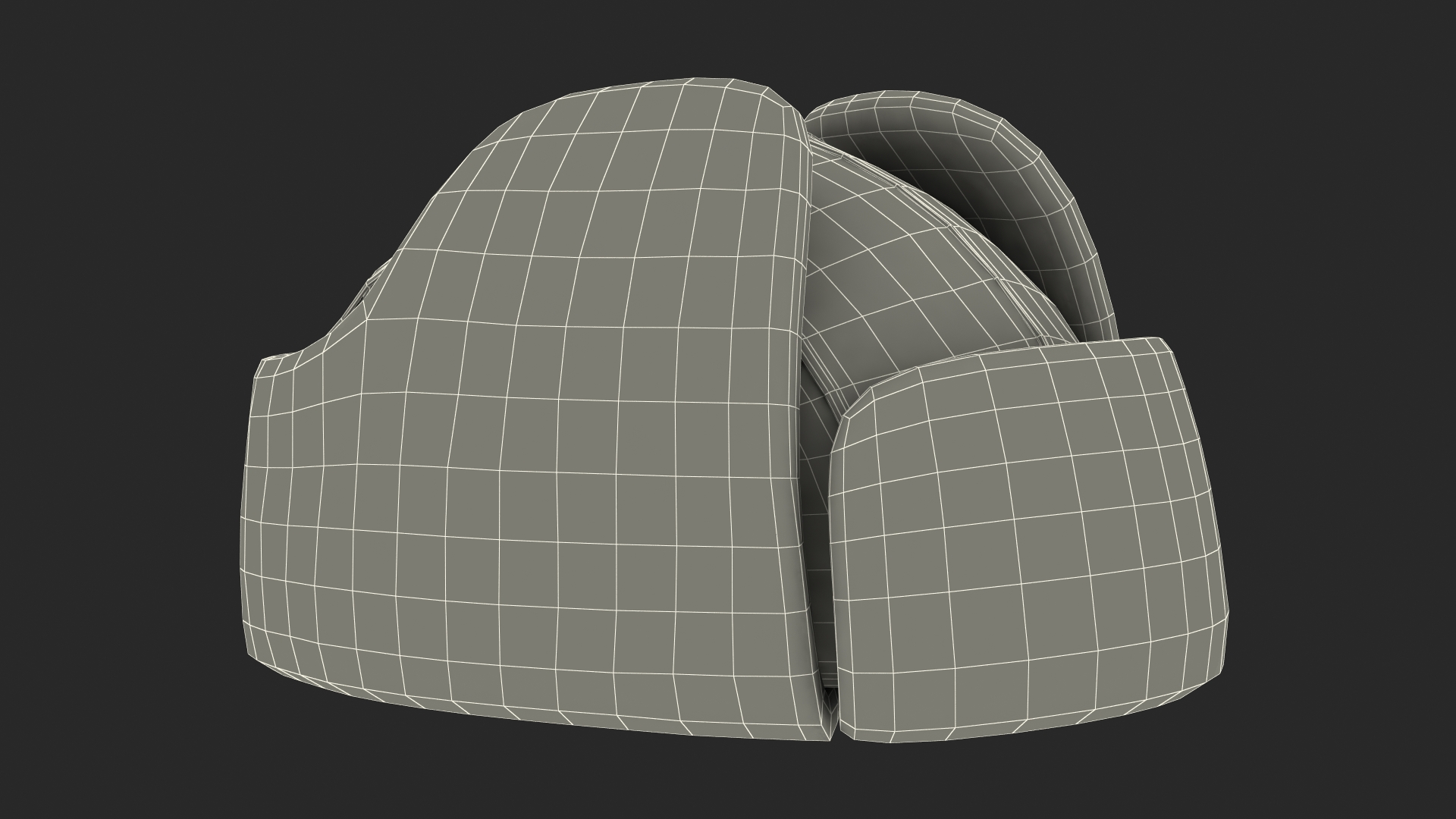 Winter Trapper Hat Fur 3D