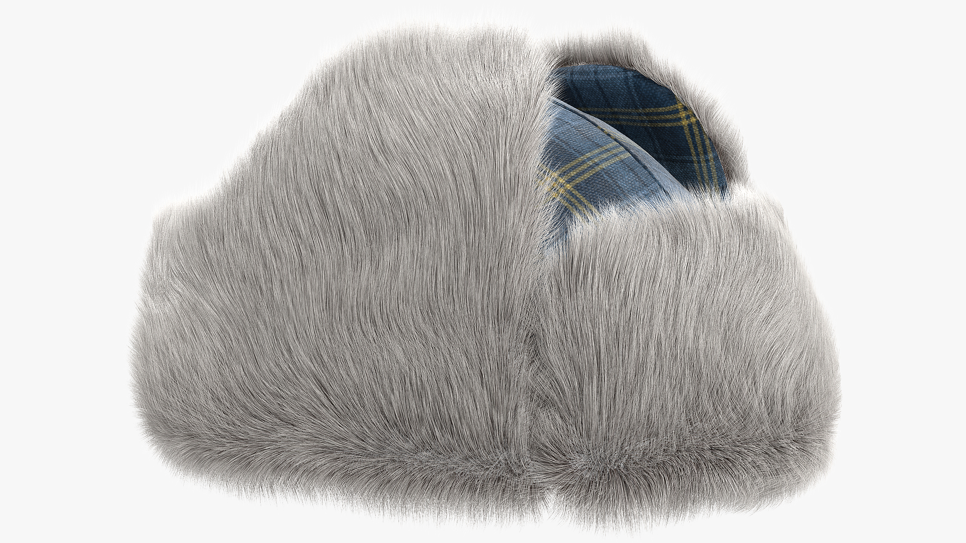 Winter Trapper Hat Fur 3D