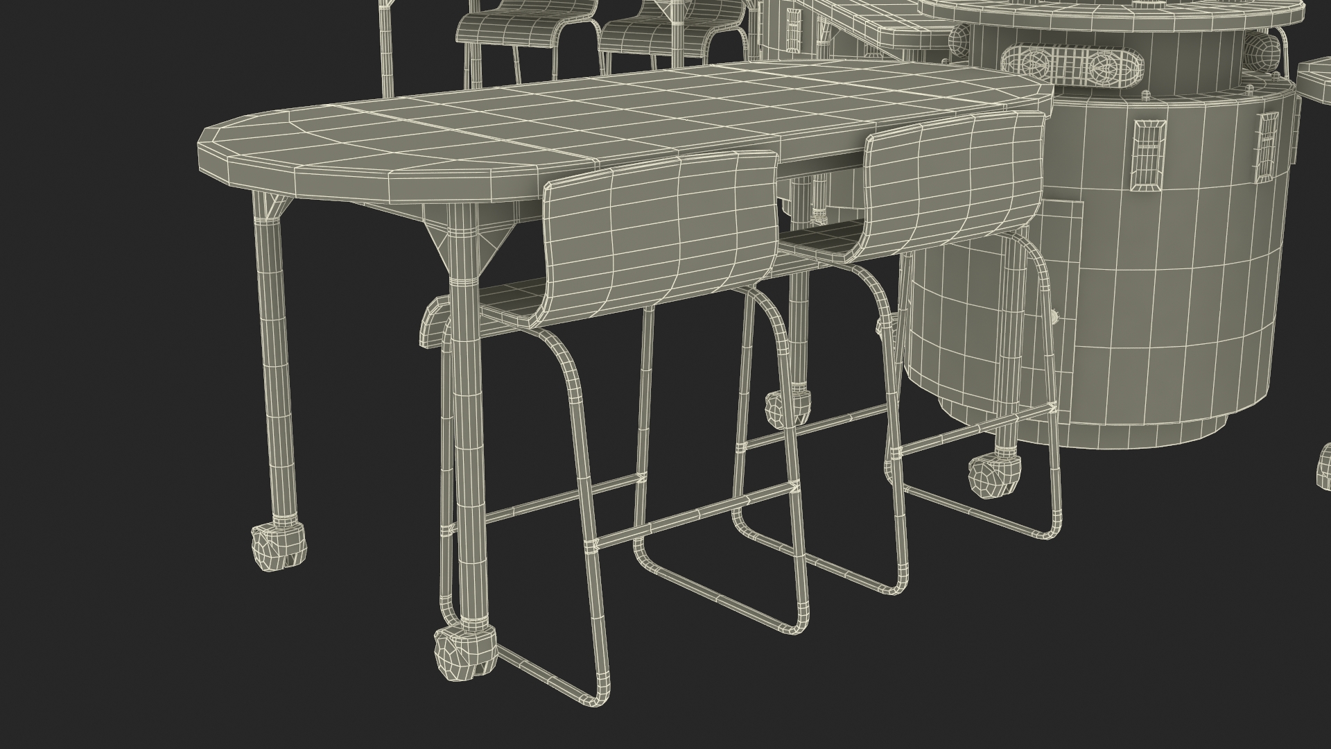 3D Modular Table Set for Chemistry Classroom