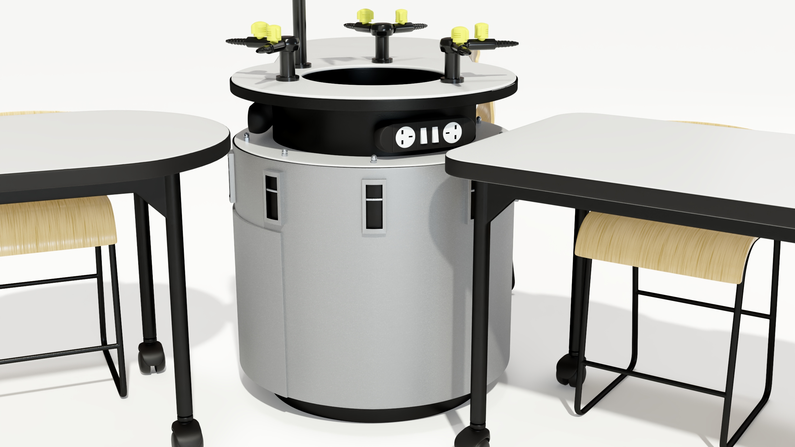 3D Modular Table Set for Chemistry Classroom