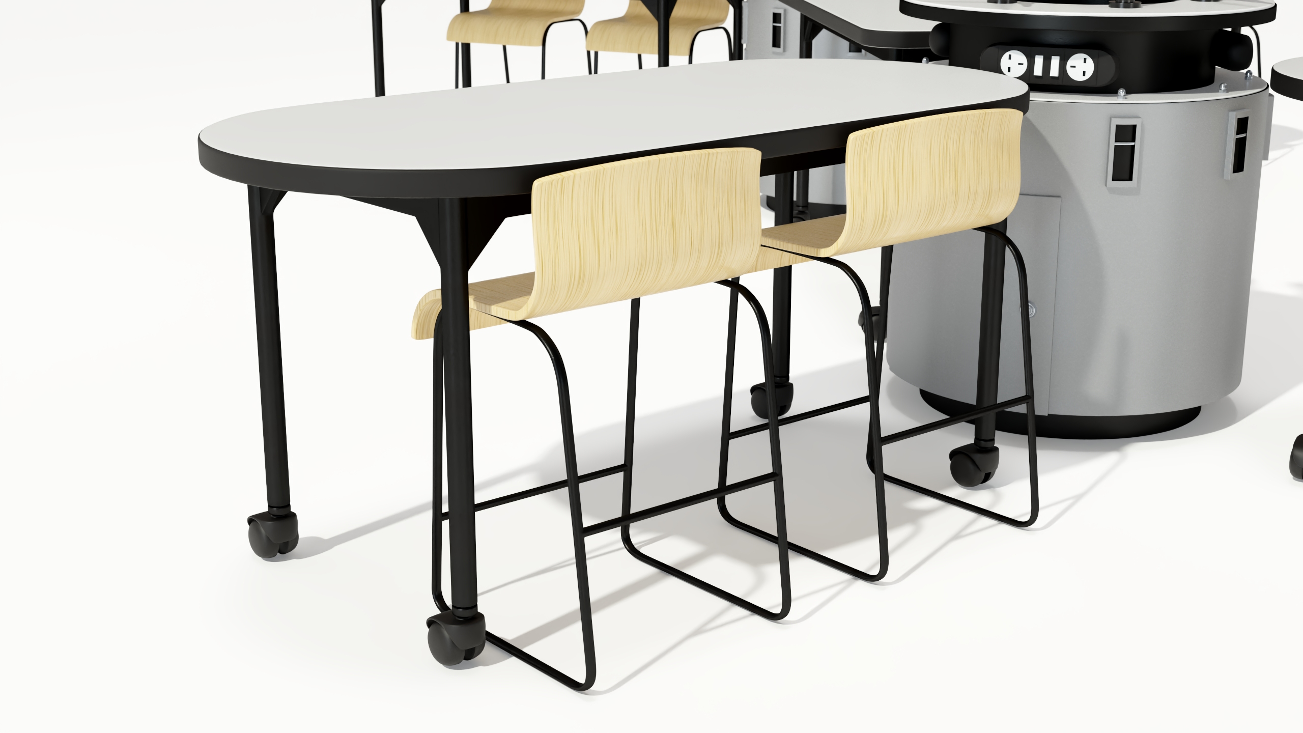 3D Modular Table Set for Chemistry Classroom