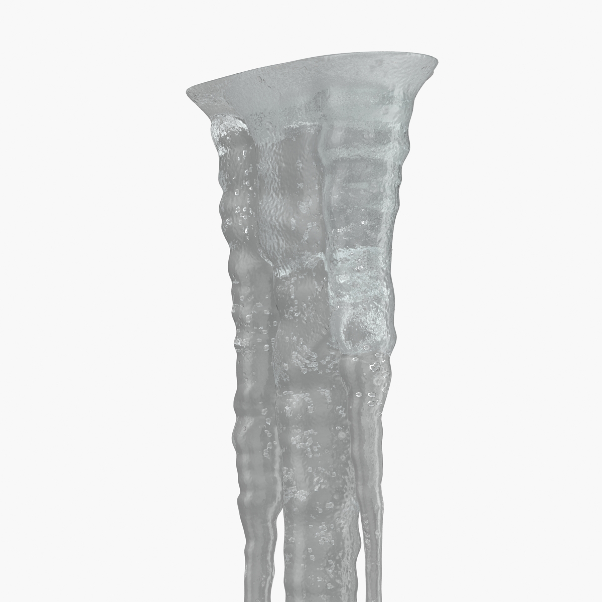 Icicles Sparkling White Ice 3D