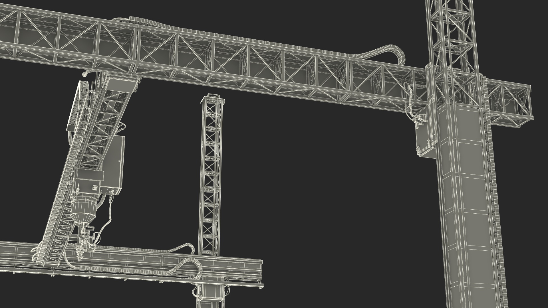3D model Construction 3D Printer Module