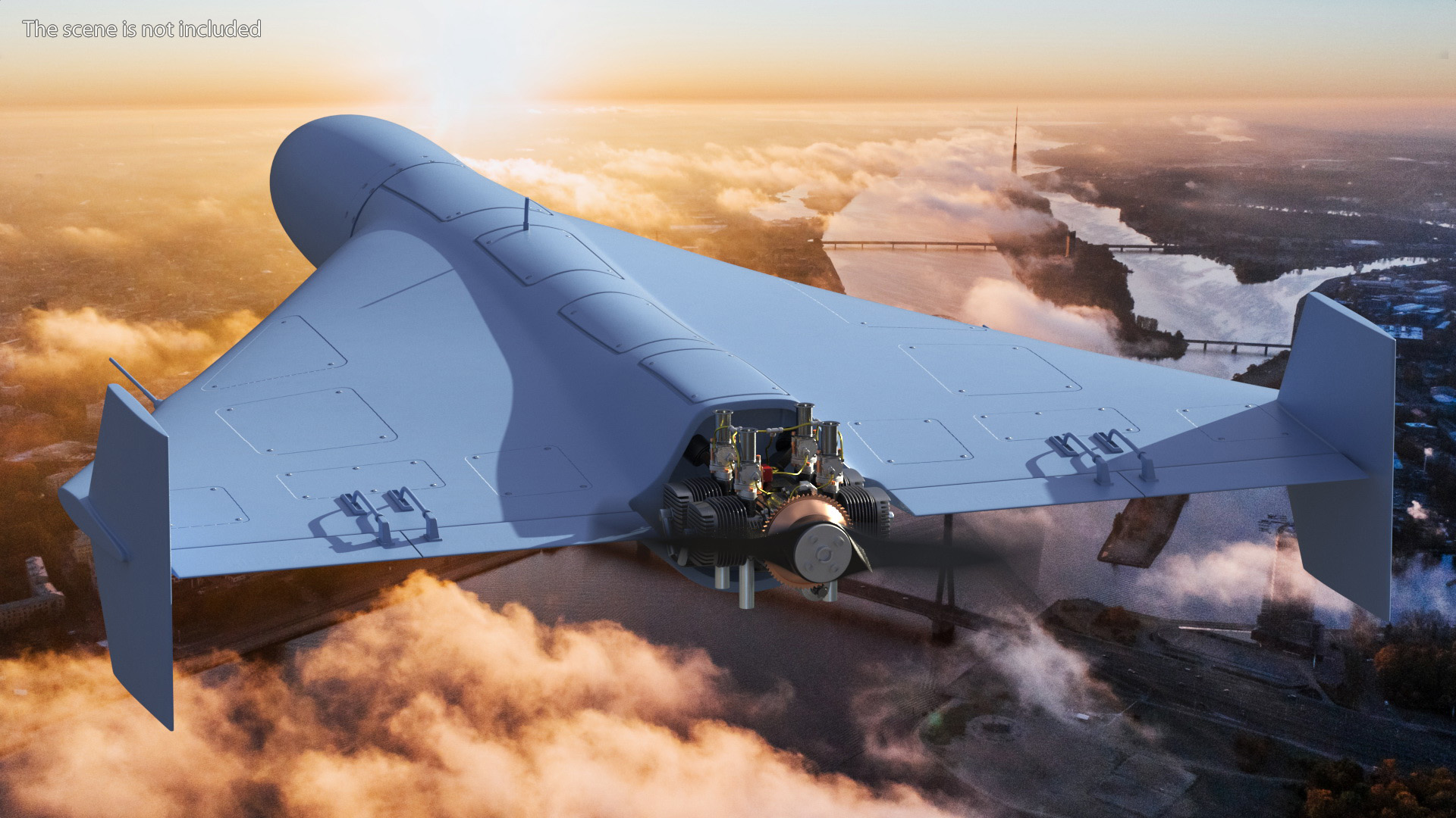3D Loitering Munition model