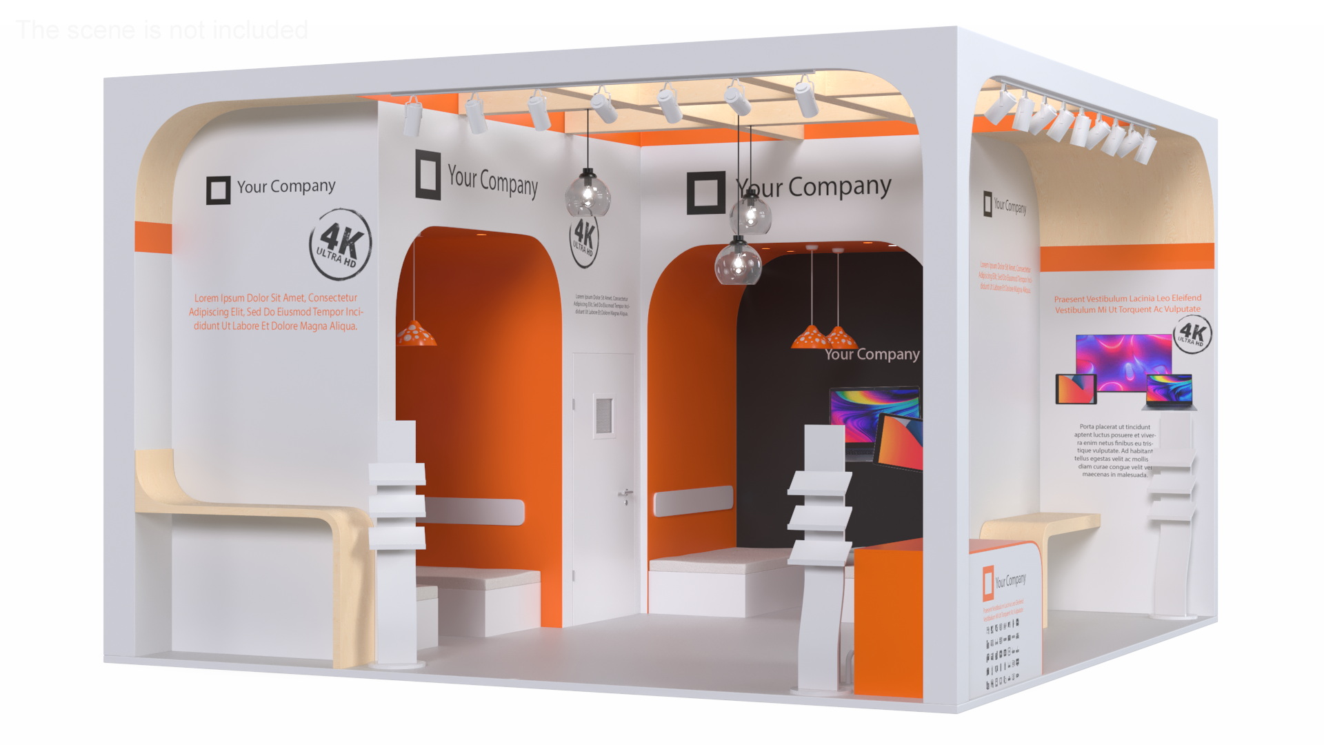 Stand for Electronics Trade Fair 3D