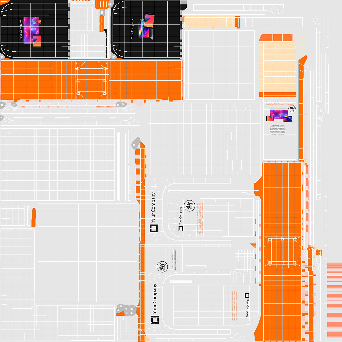 Stand for Electronics Trade Fair 3D