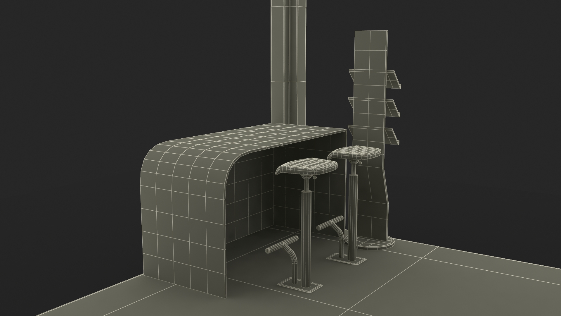 Stand for Electronics Trade Fair 3D