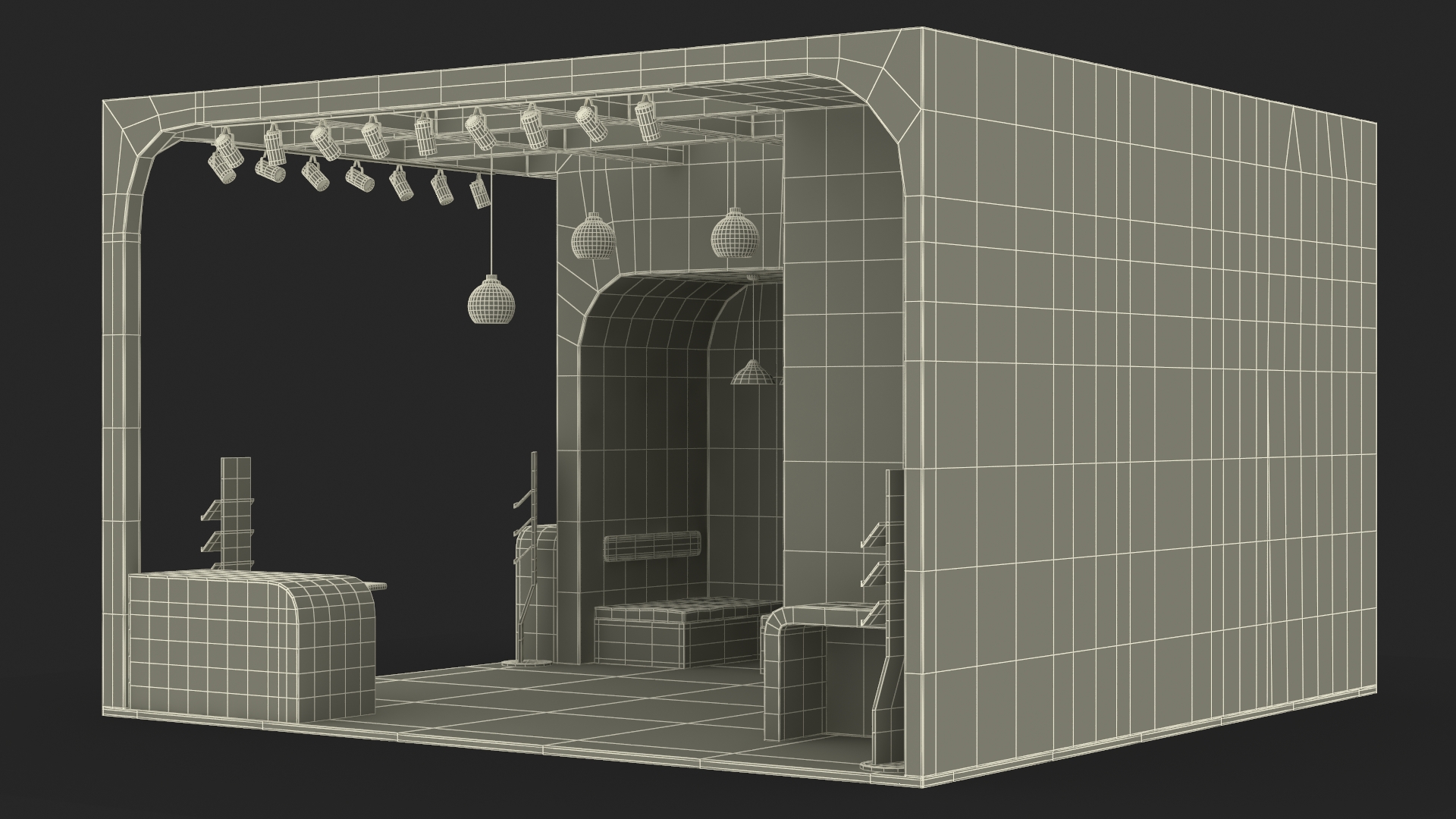 Stand for Electronics Trade Fair 3D