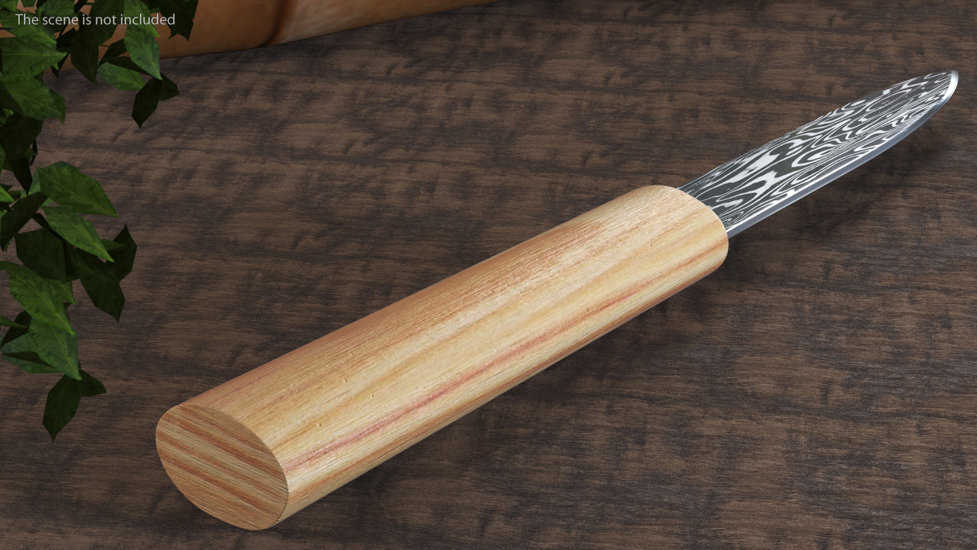 Viking Age Knife and Scabbard 3D model
