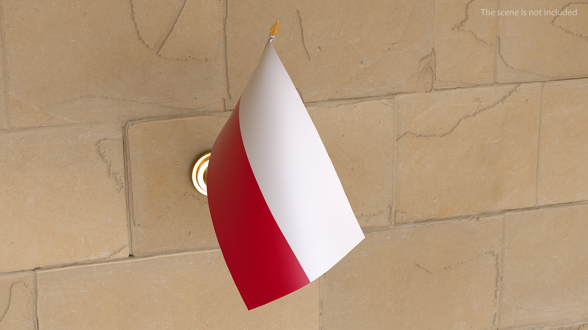 3D Wall Flag Poland