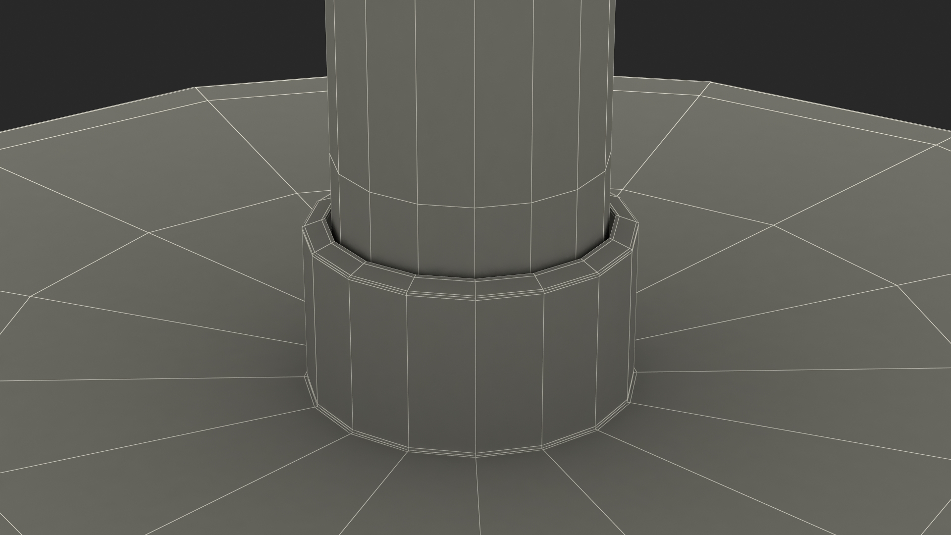 Three Tier Wedding Cake Stand 3D model