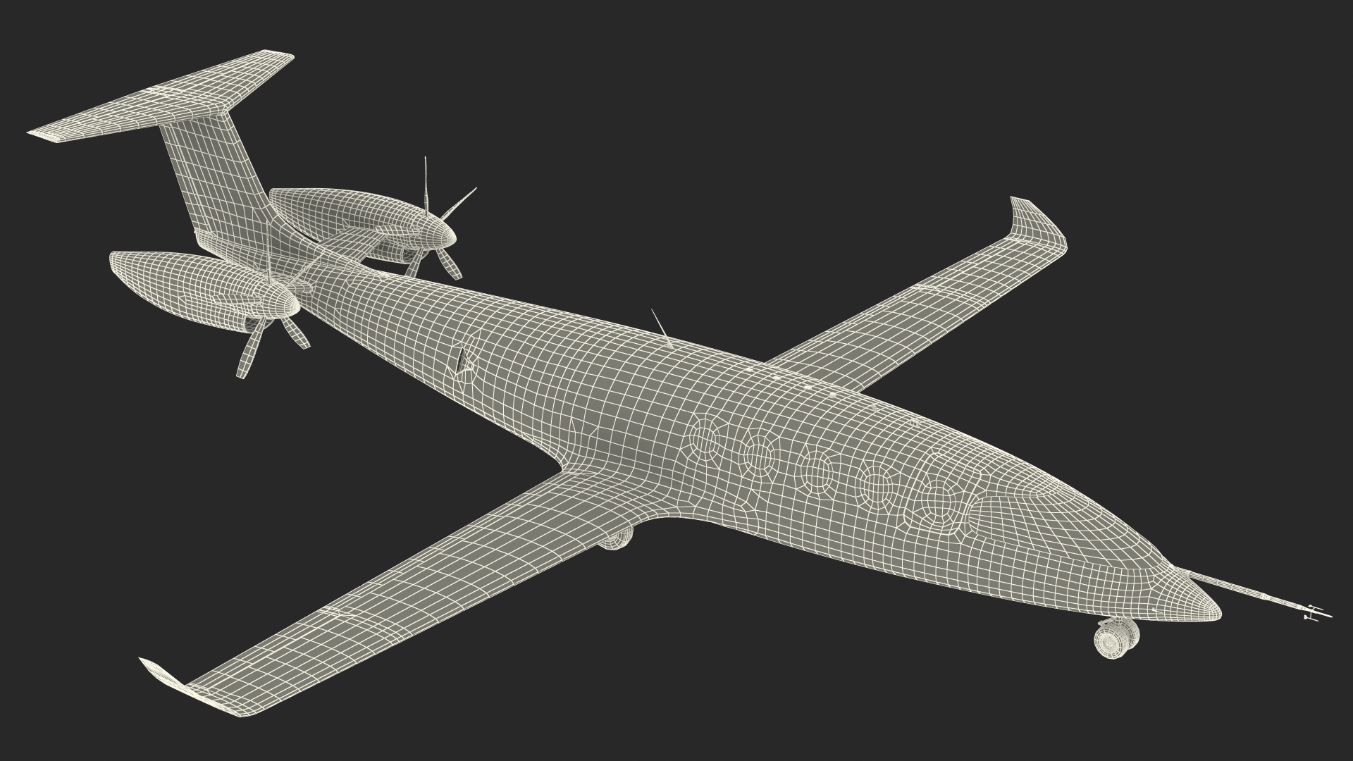 Eviation Alice Electric Aircraft Rigged 3D model