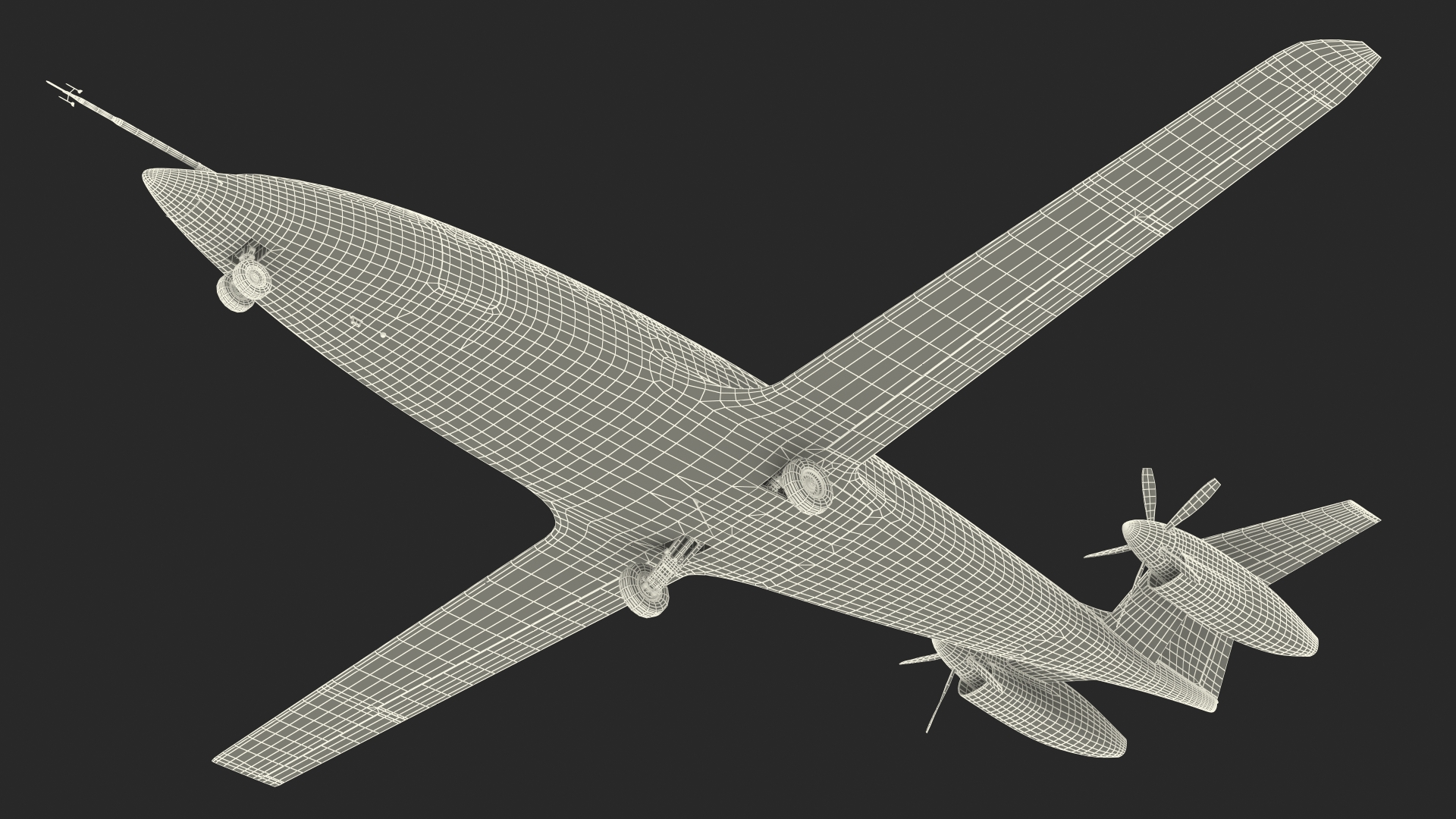 Eviation Alice Electric Aircraft Rigged 3D model