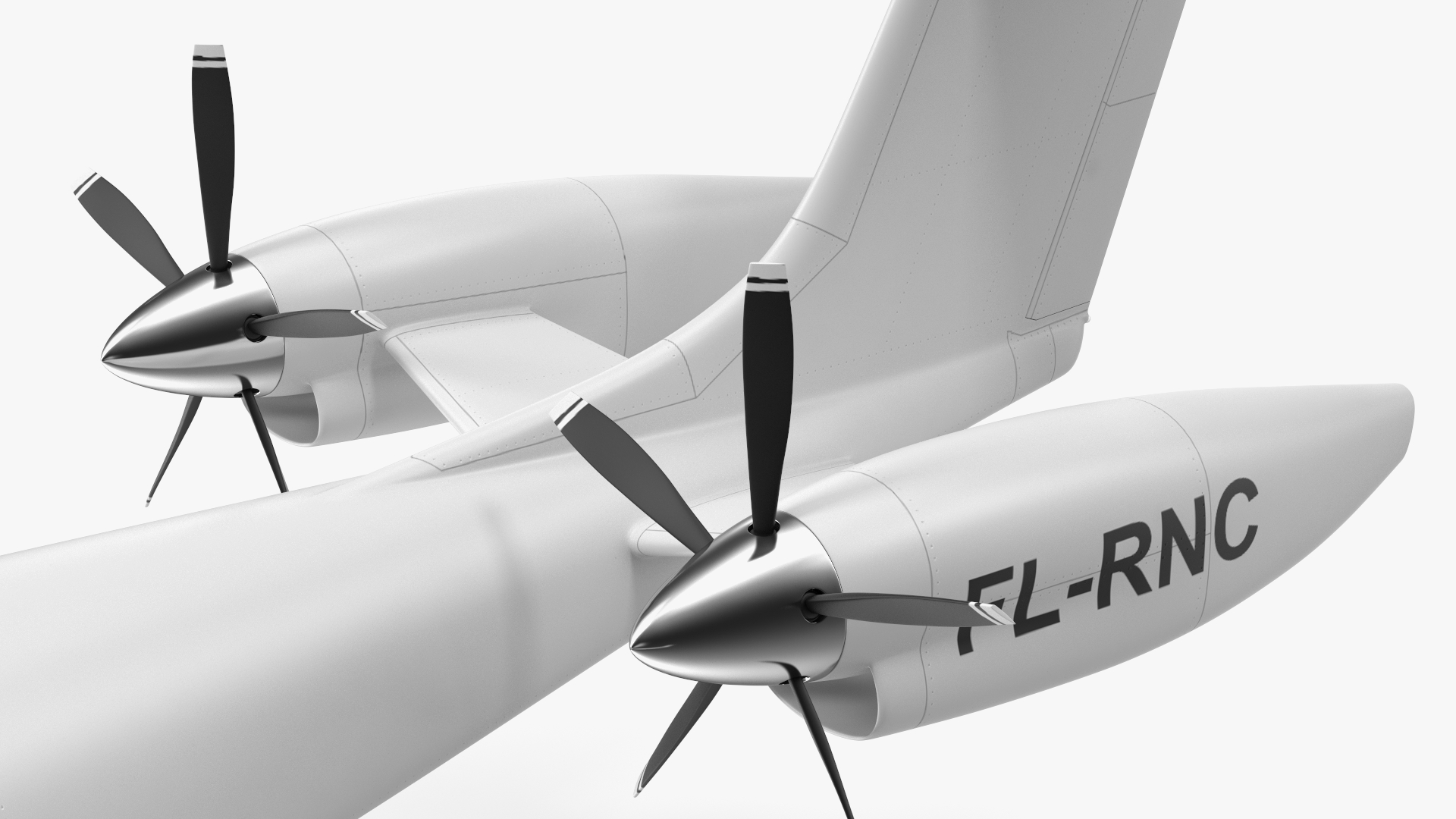 Eviation Alice Electric Aircraft Rigged 3D model