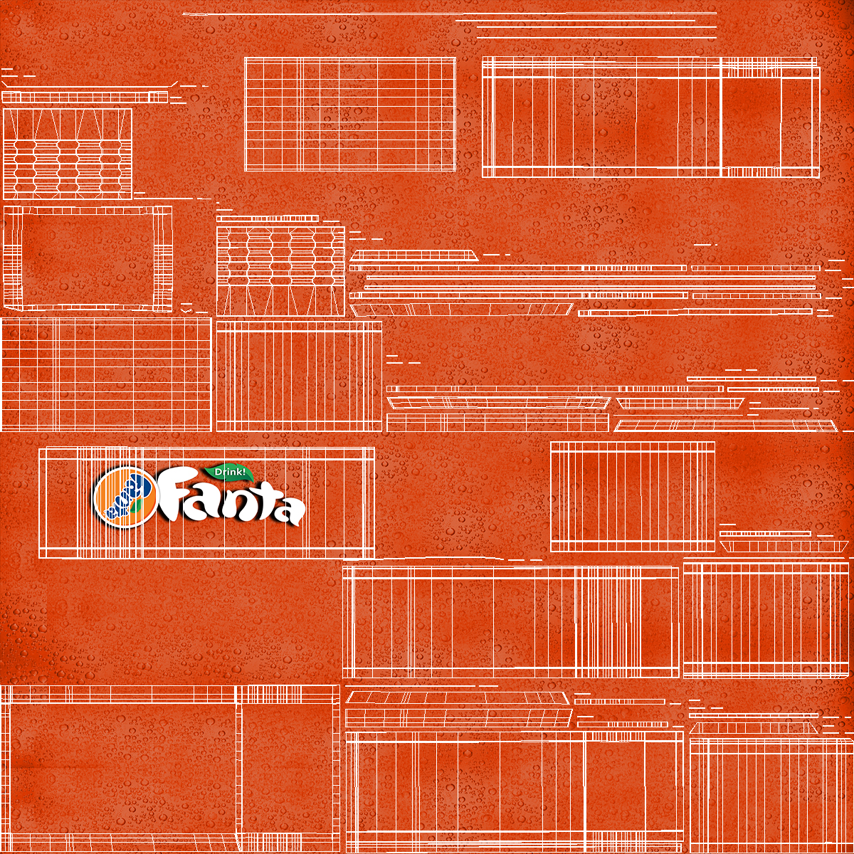 3D Vending Machine Fanta